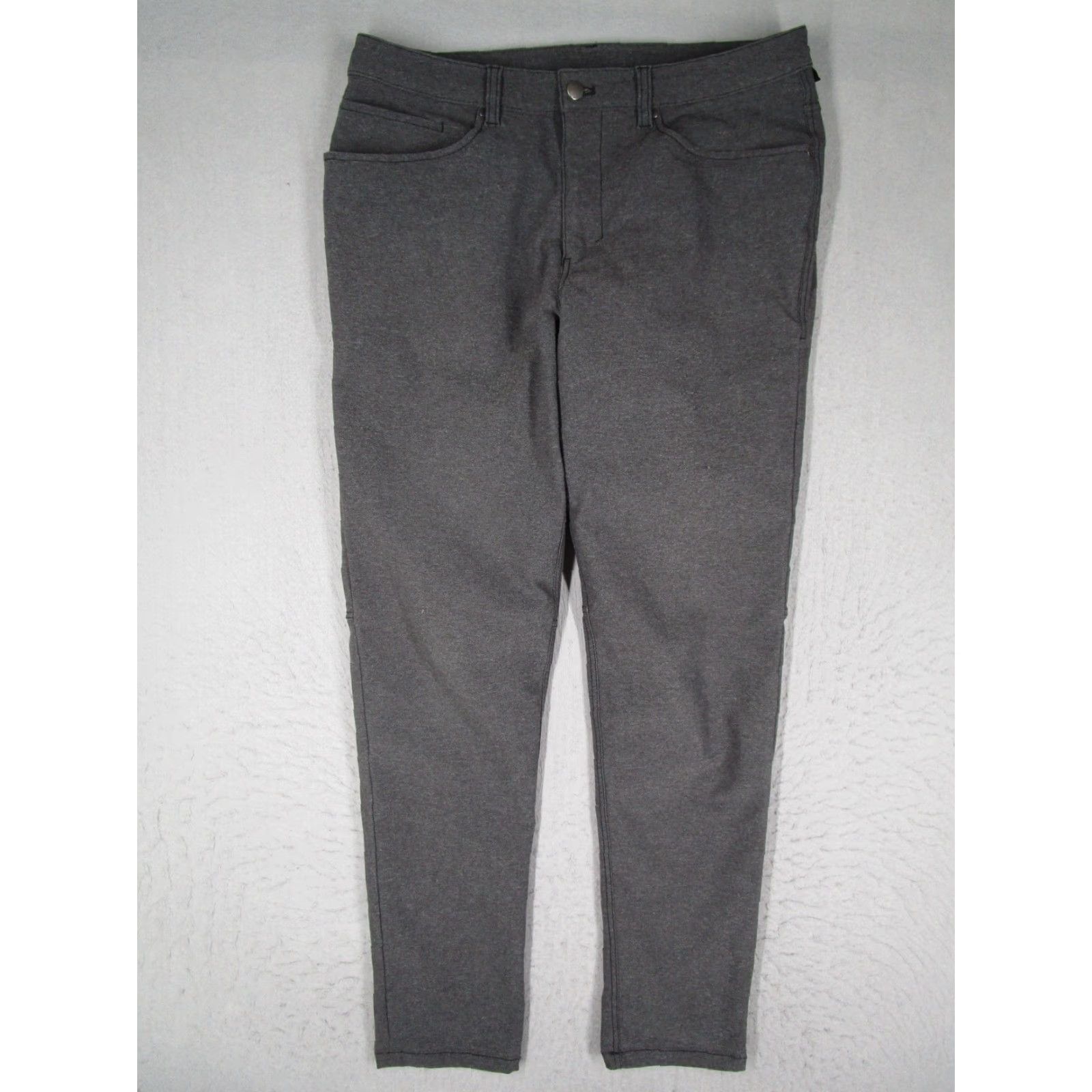 Lululemon Lululemon Pants Mens Slim Fit 5 Pocket Gray ABC Knit 33 Regular Size Casual Trousers Size US 34 / EU 50 - 2 Thumbnail