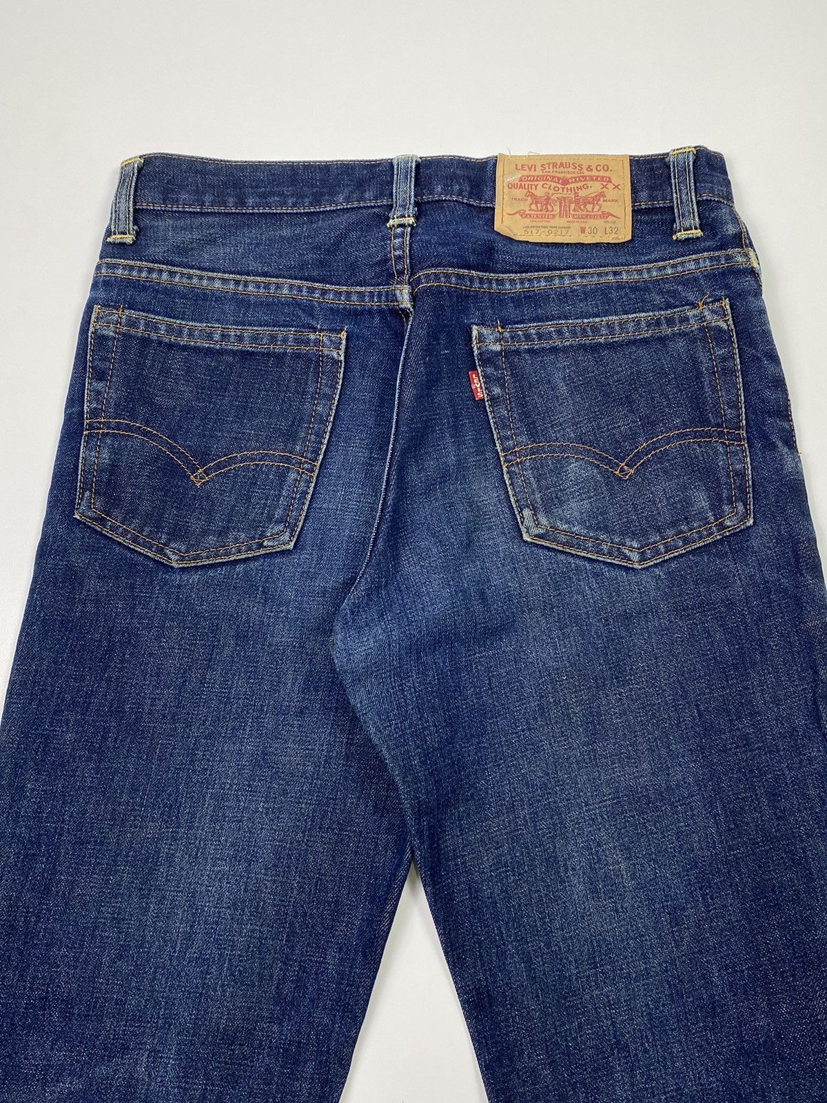 Levi's size 30x30 vintage 90s levis 517 flared denim jeans pant Size US 30 / EU 46 - 10 Thumbnail
