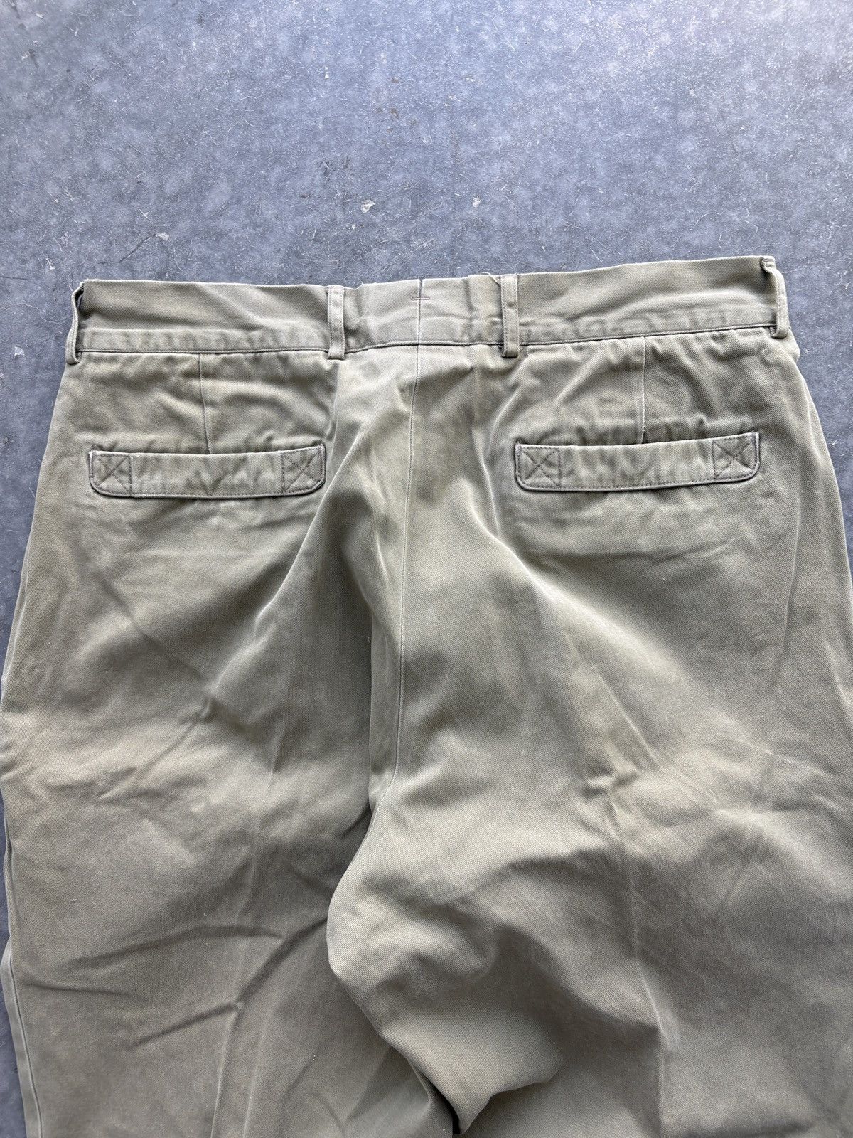 Willis & Geiger Vintage 90s Willis and Geiger Pleated Pants 35x30 Size US 35 - 11 Thumbnail