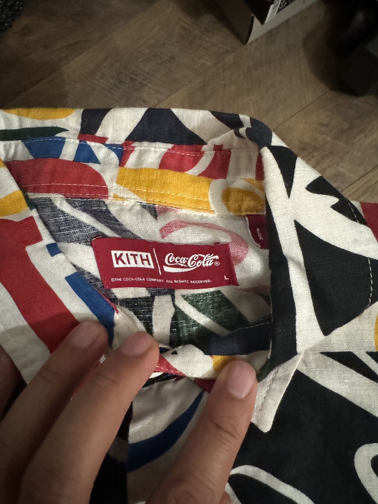Coca Cola × Kith Kith Coca Cola Hawaiian Shirt Size US L / EU 52-54 / 3 - 2 Thumbnail