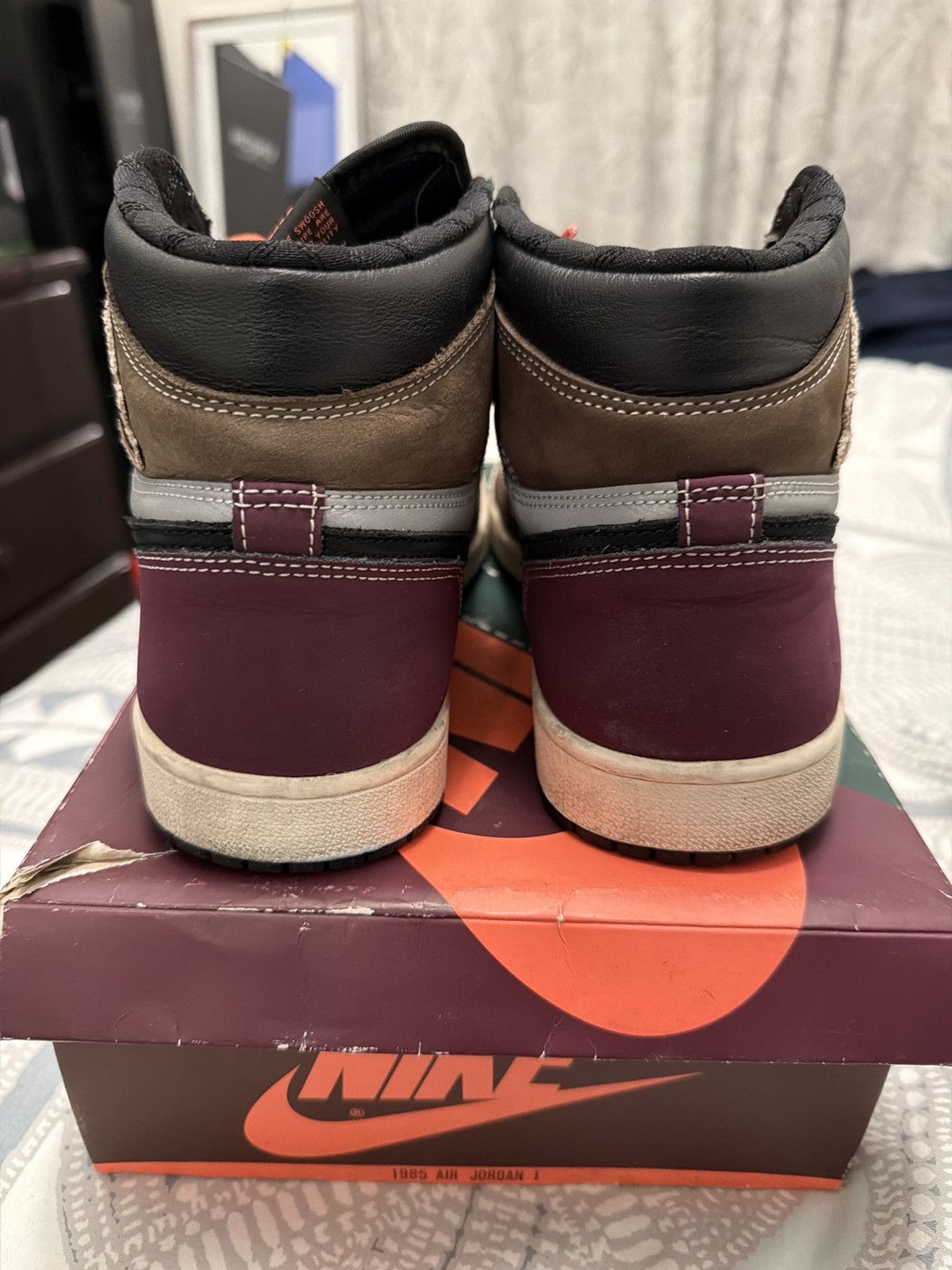 Nike Air Jordan 1 High OG Crafted Size US 9.5 / EU 42-43 - 5 Thumbnail