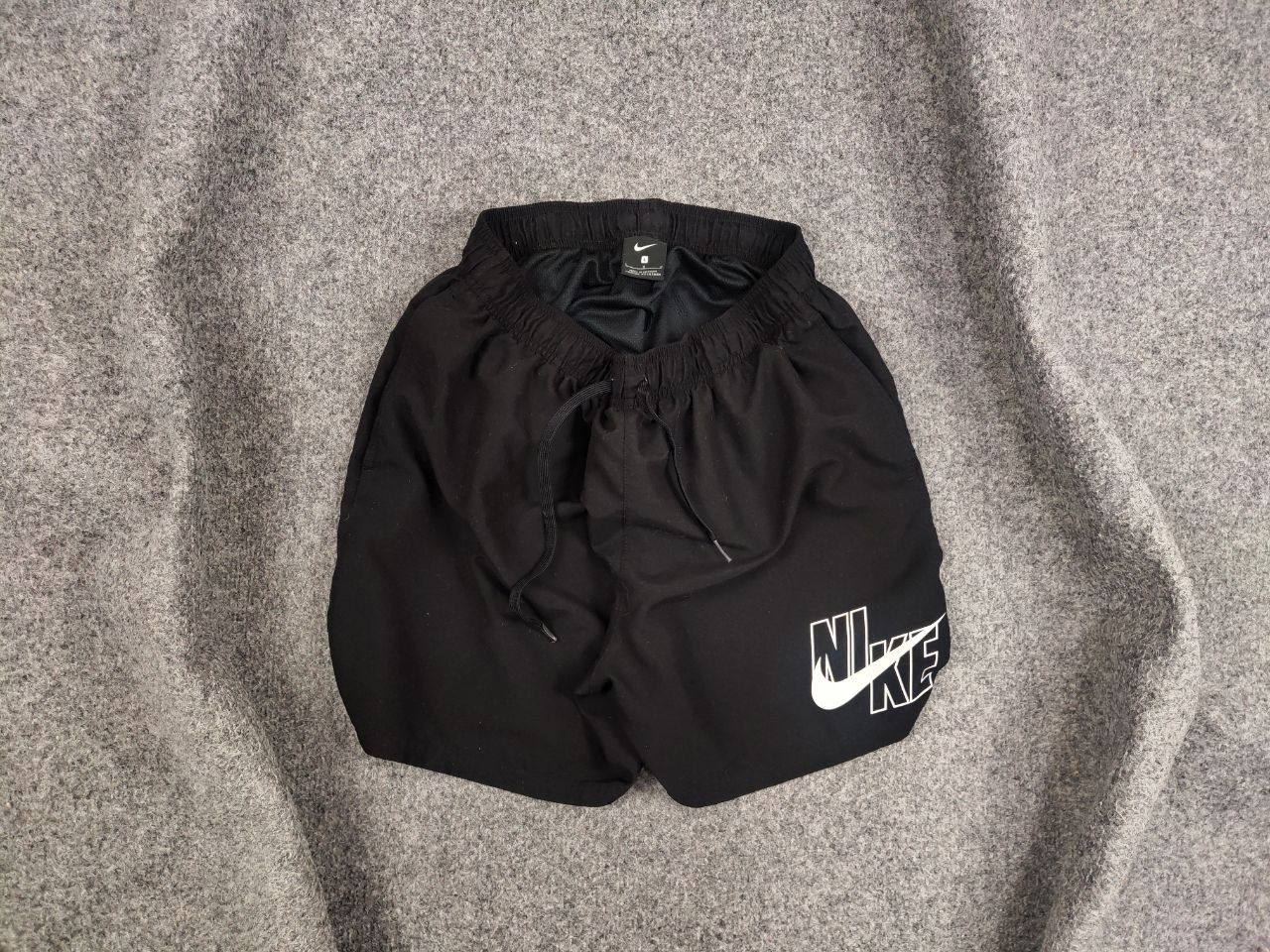 Nike Vintage Nike Black logo Casual Shorts Y2K Style Size US 32 / EU 48 - 1 Thumbnail