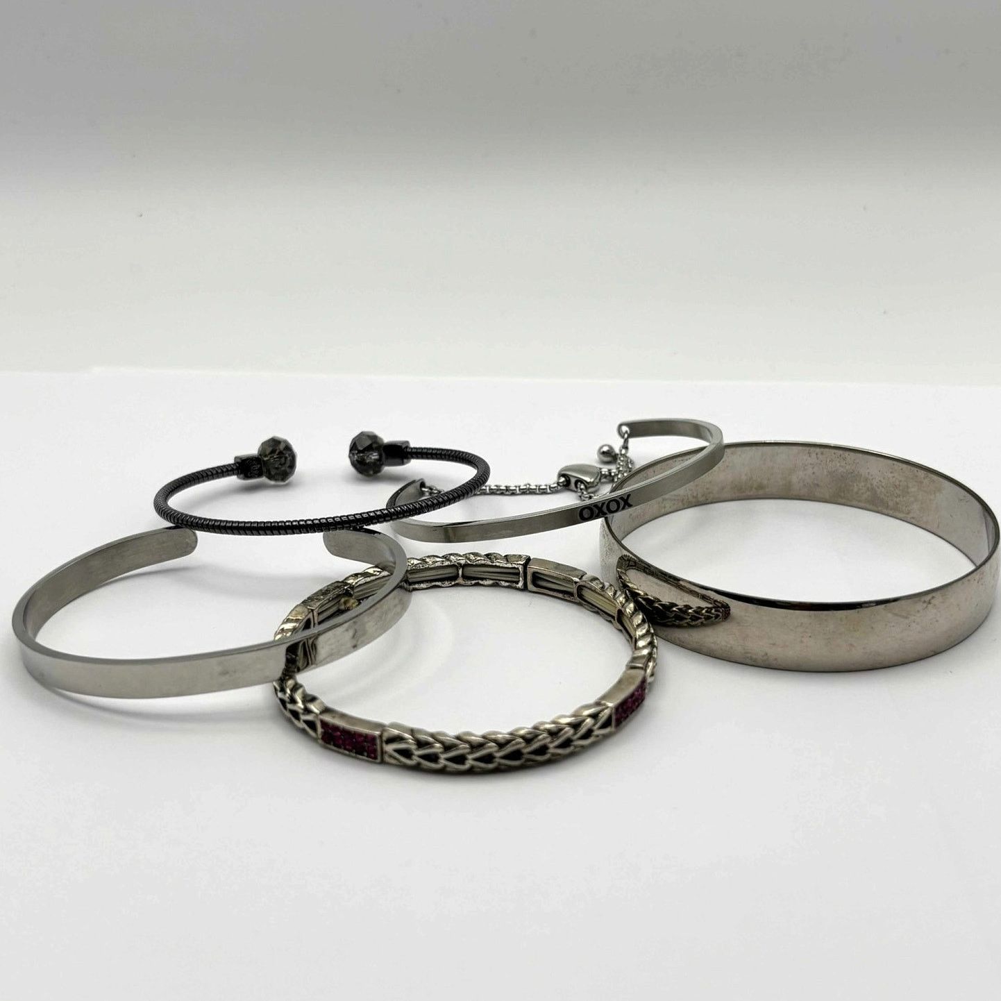 Other Silver & Pink XOXO Bracelet Bundle Size ONE SIZE - 3 Thumbnail