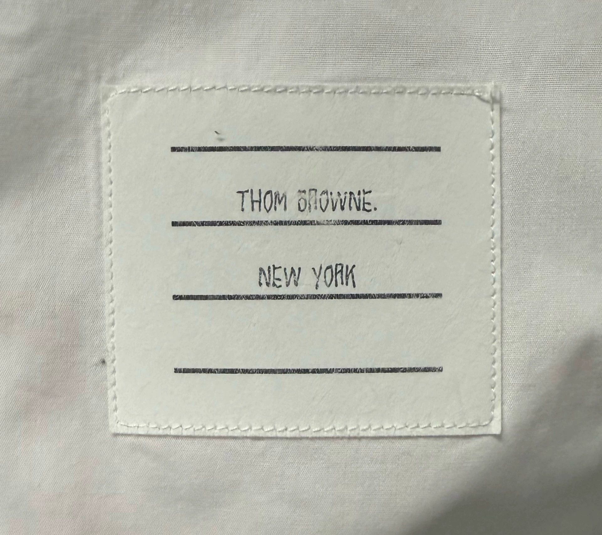 Thom Browne Thom Browne 3-Color Placket Poplin Shirt Size 3 Size US L / EU 52-54 / 3 - 4 Thumbnail