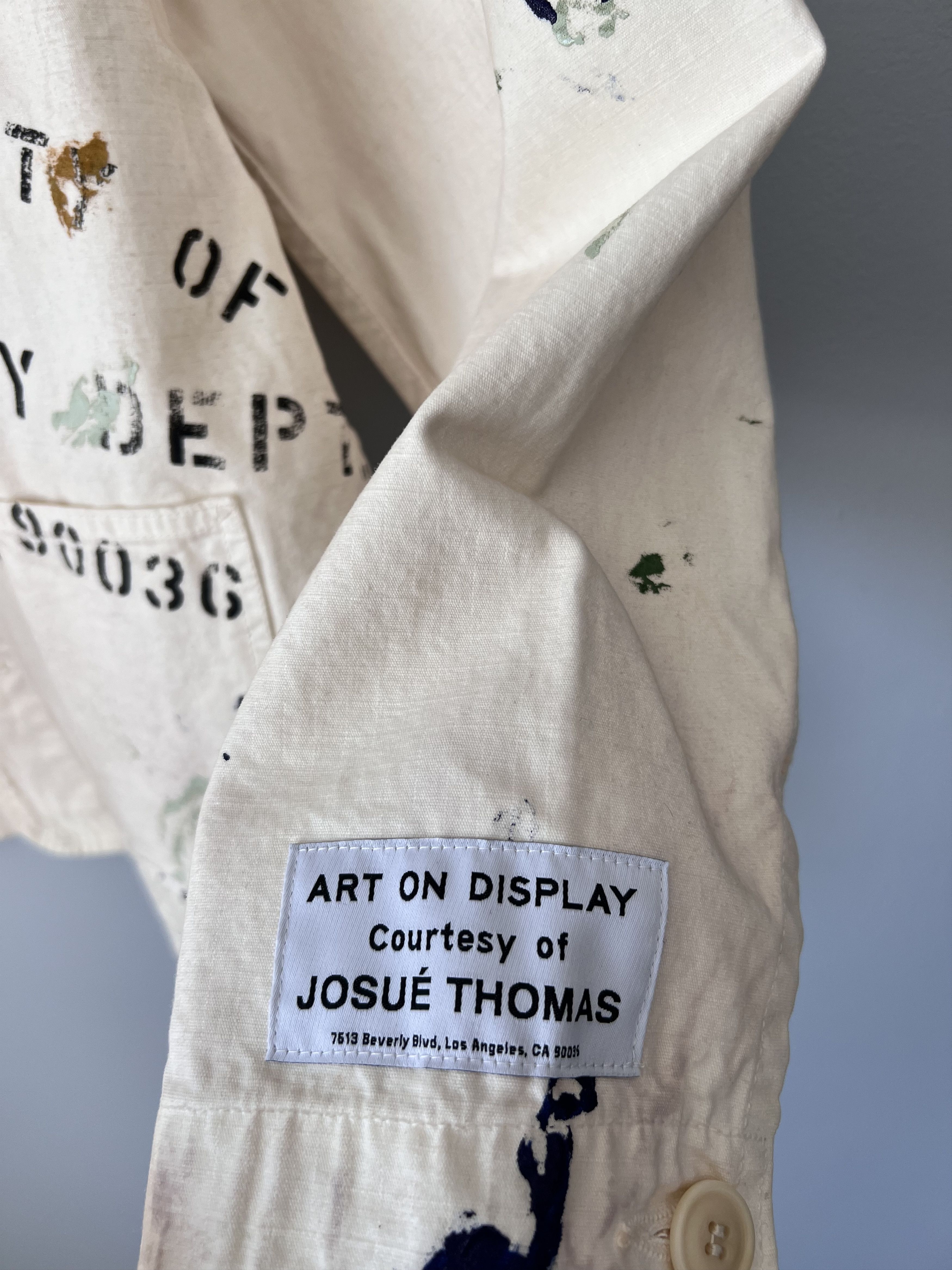 Gallery Dept. Gallery Dept. EP Paint Splatter Jacket in White Size US XXL / EU 58 / 5 - 6 Thumbnail