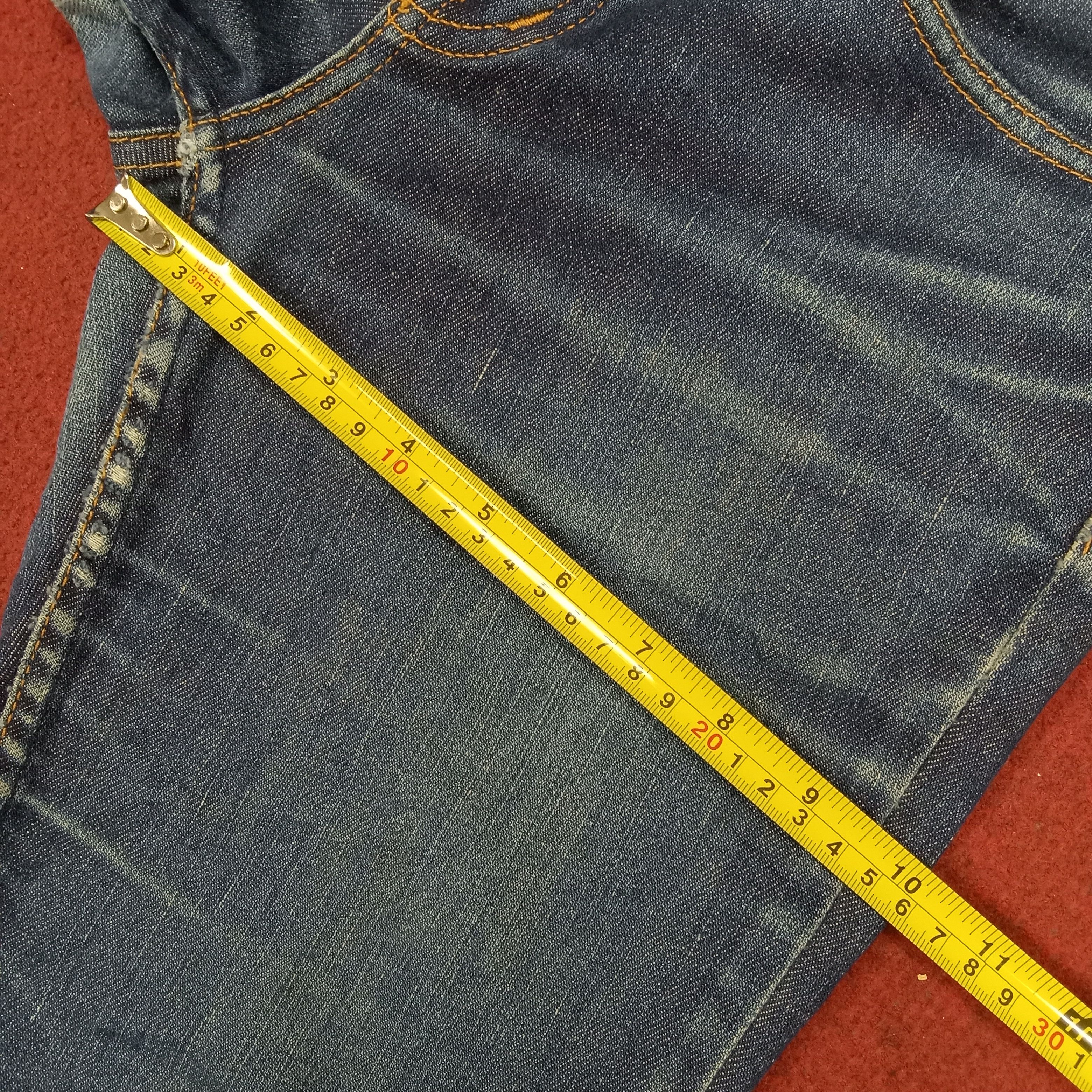 Hysteric Glamour Hysteric Glamour Japanese Streetwear Style Custom Art Jeans Size 29" - 9 Thumbnail