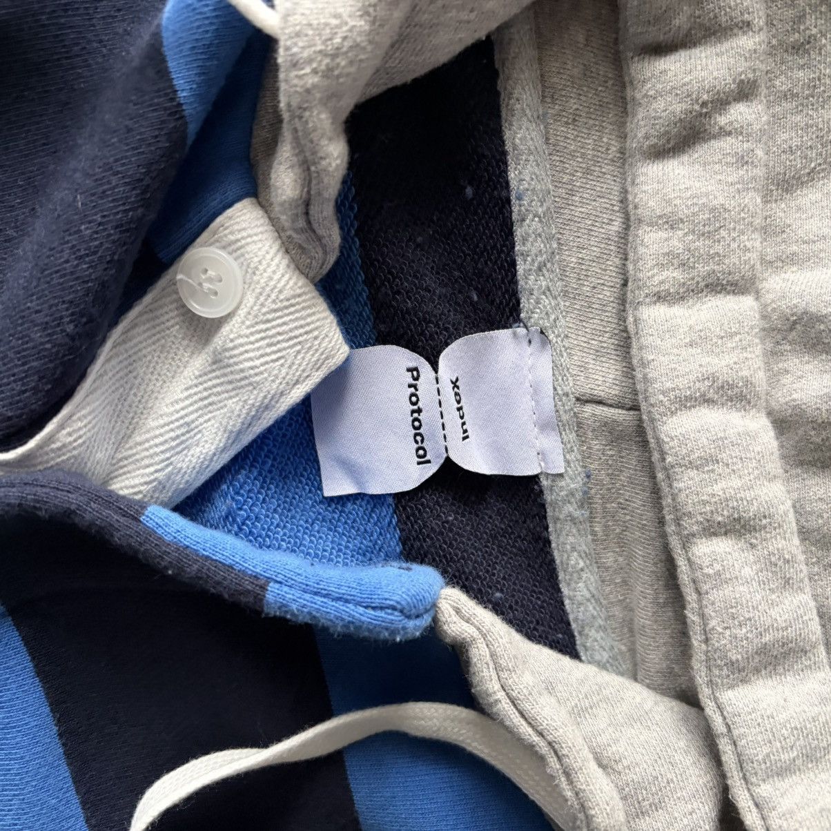 PROJECT G/R Protocol Index STRIPE POLO HOODIE PROJECT GR size 2 Size US M / EU 48-50 / 2 - 9 Thumbnail