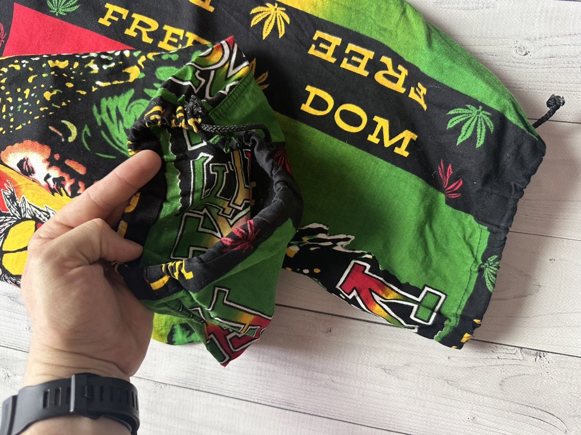 Bob Marley × Vintage Vintage Bob Marley Rasta pants drill joggers size S Size US 31 - 4 Thumbnail
