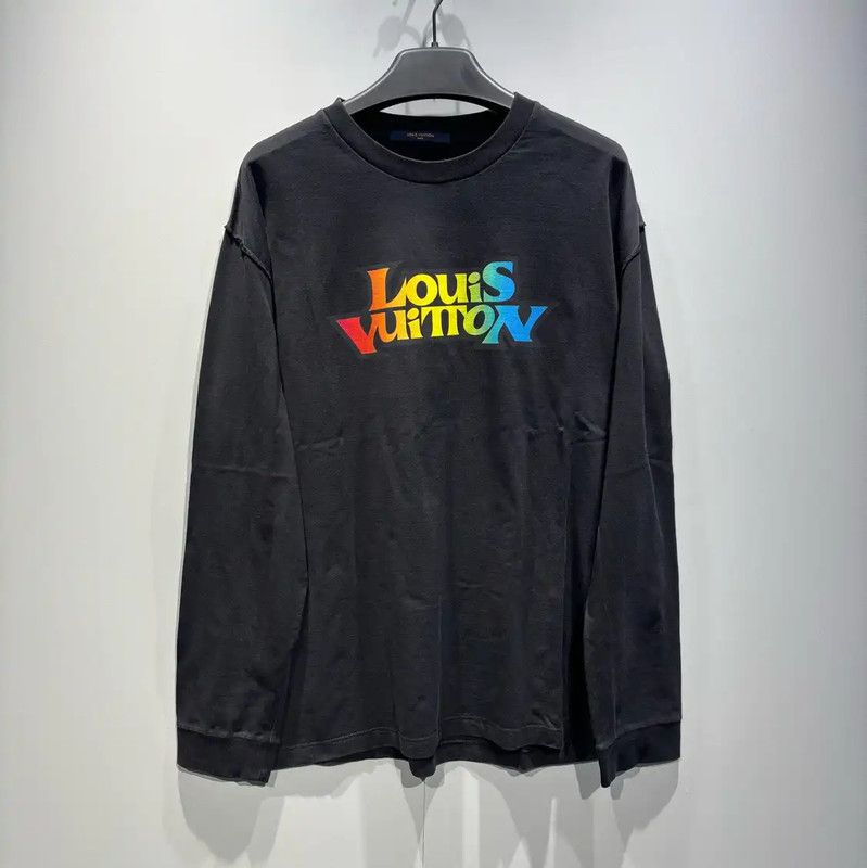 Louis Vuitton Louis Vuitton XXL Black Polyester Long Sleeve Sweatshirt 0089 Size US XXL / EU 58 / 5 - 1 Thumbnail
