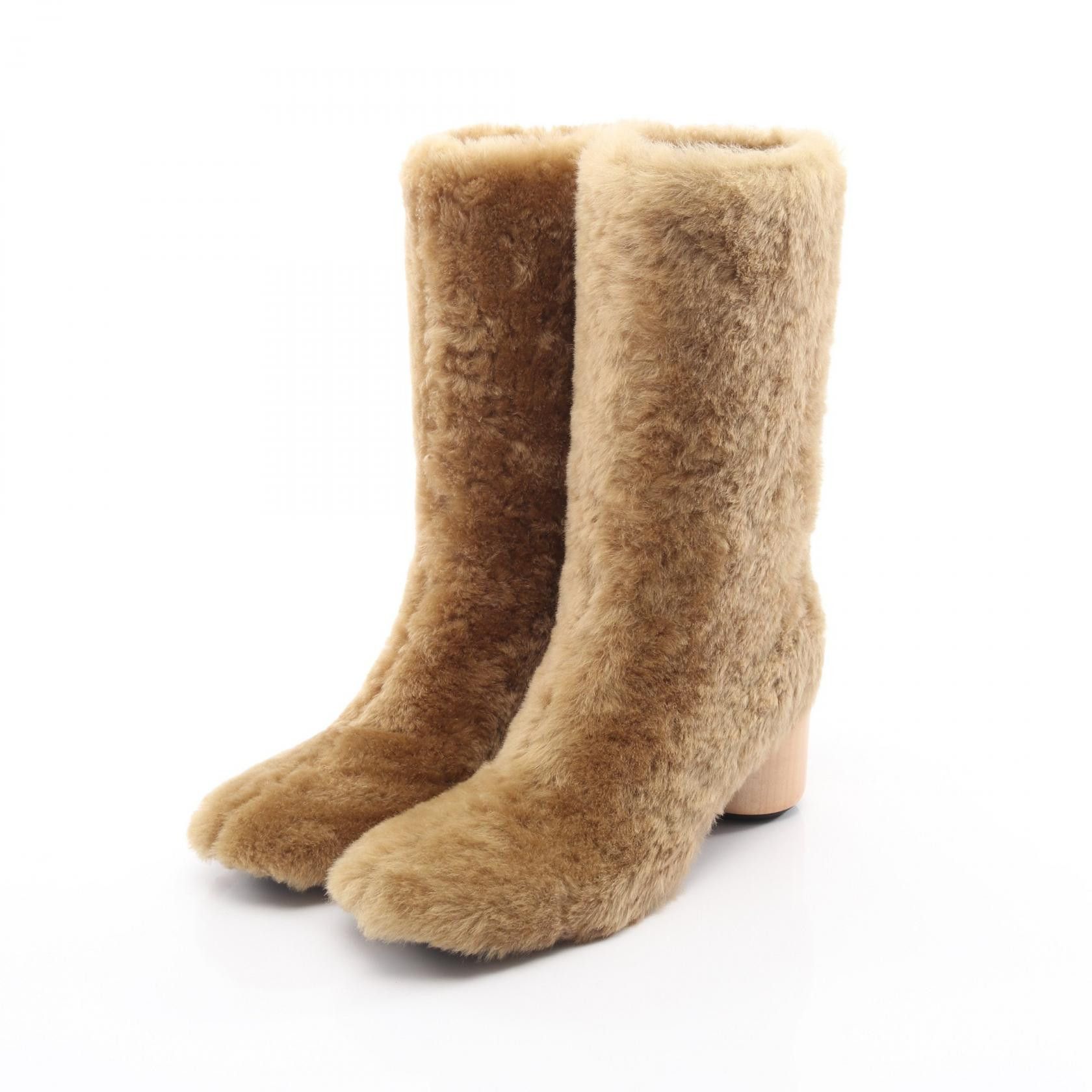 Jil Sander Jil Sander Jil Sander Shearling Boots Fur Shoes DUTY FREE for USA Size ONE SIZE - 1 Thumbnail