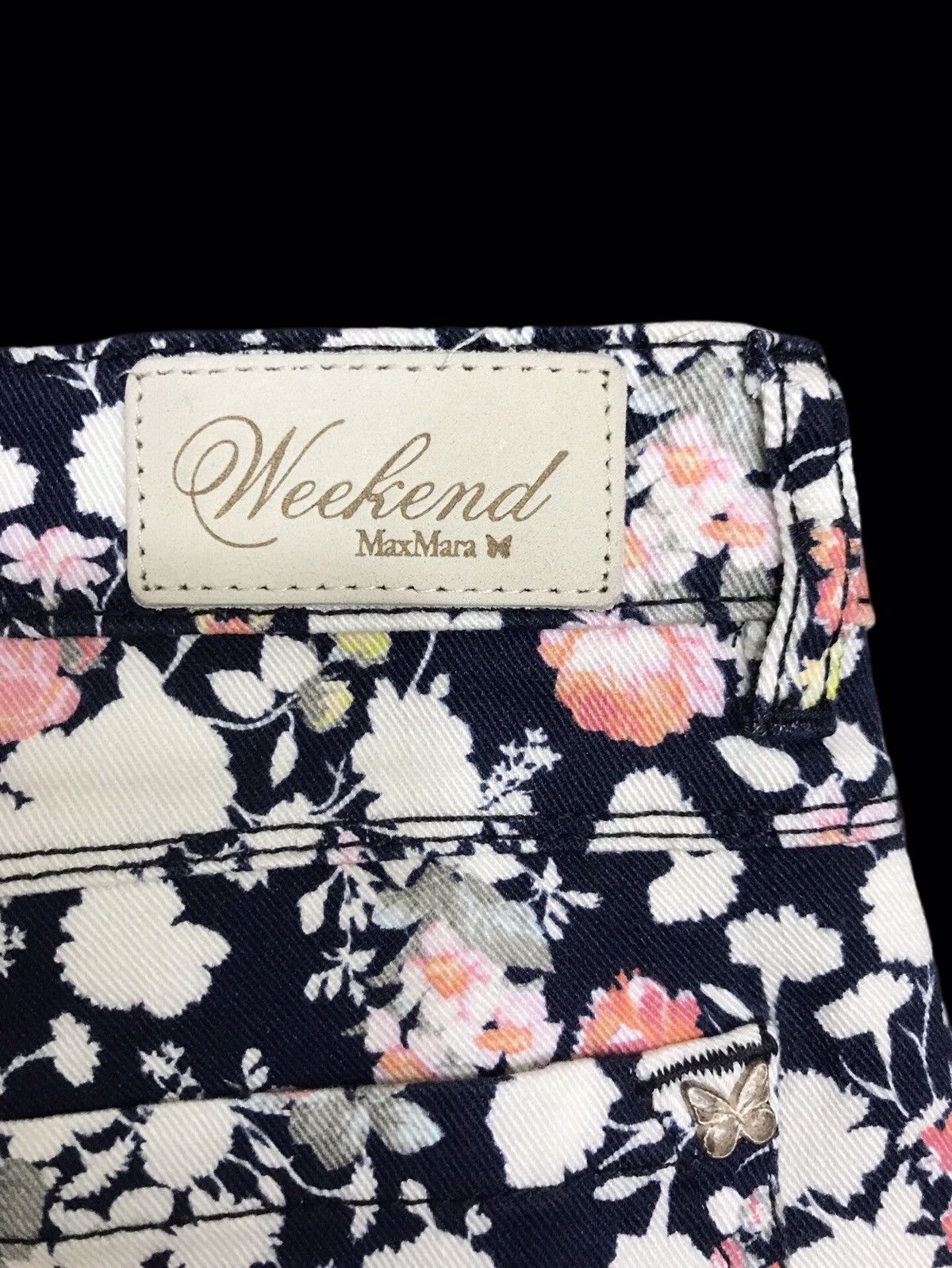 Max Mara 💥LUXURY💥Maxmara Slim Floral Pant F404 Size 30" / US 8 / IT 44 - 18 Thumbnail
