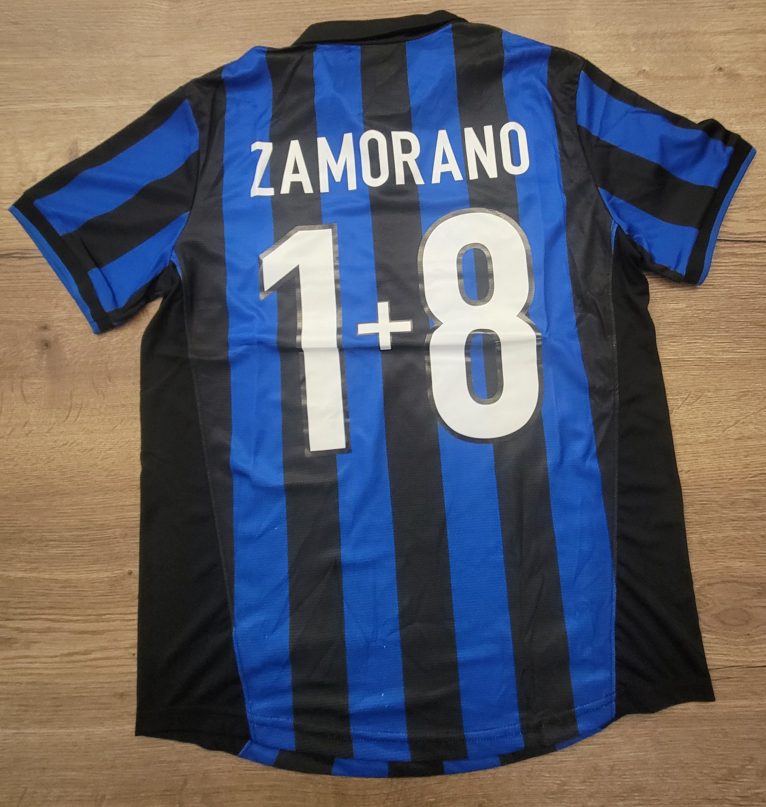 Zamorano 1+8 Inter Milan 1998/1999 Vintage Soccer Jersey