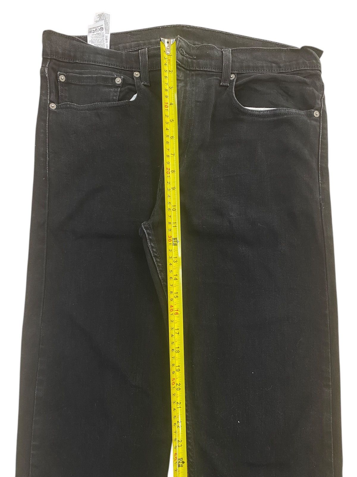Levi's Vintage Levi’s Black Wash Style Straight Cut Jeans Size US 34 / EU 50 - 6 Thumbnail