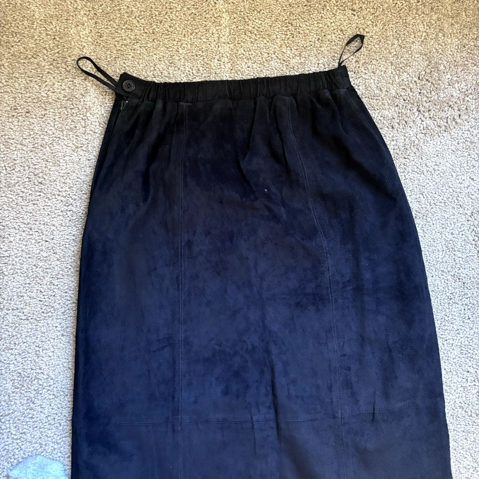 Other VTG Erez Levy Size M 100% Real Leather Black Women's Stretch Size 34" / US 12 / IT 48 - 4 Thumbnail