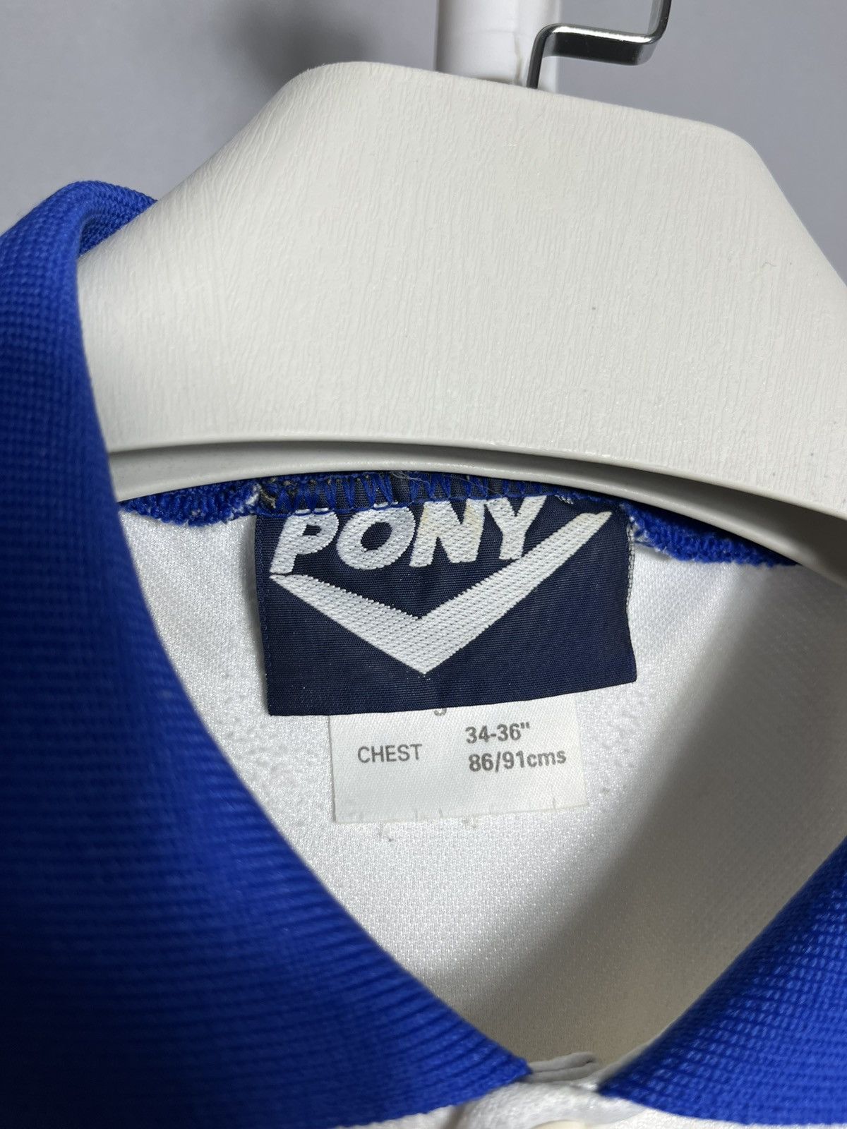 PONY 1995 1996 1997 Luton Town Home Shirt Soccer Jersey Size US S / EU 44-46 / 1 - 6 Thumbnail