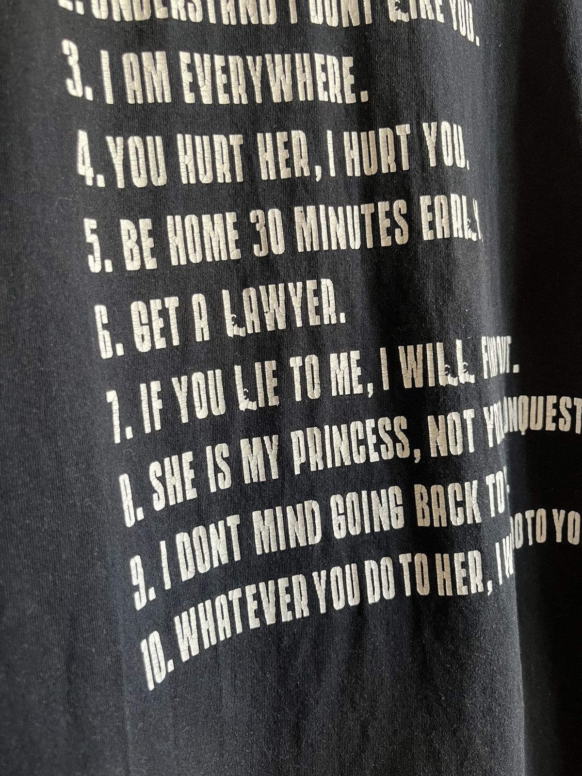 Fruit Of The Loom × Vintage T-shirt Get The 411 Mens Size US XL / EU 56 / 4 - 6 Thumbnail