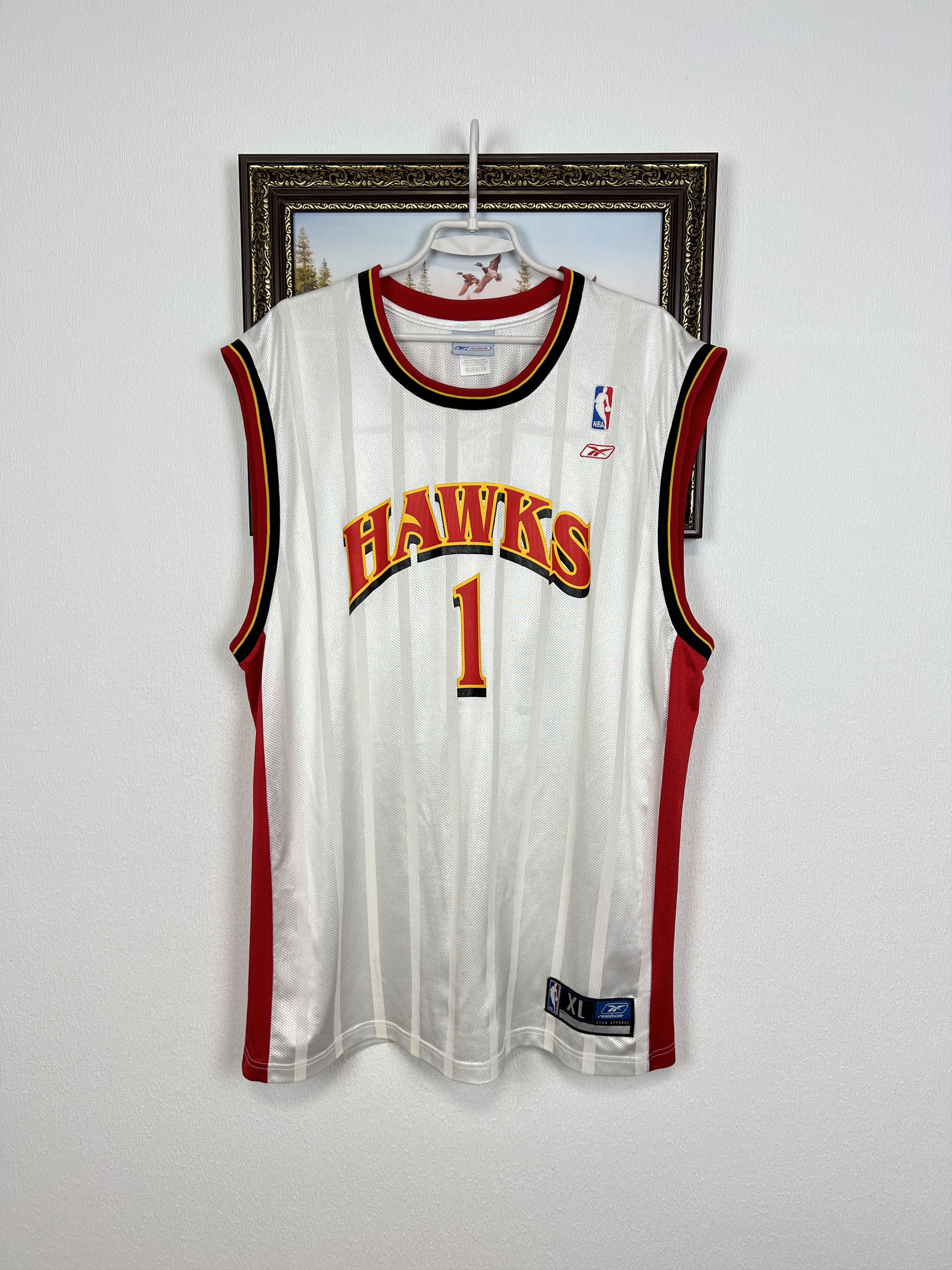 Reebok Vintage Childress Atlanta Hawks NBA Basketball Jersey Tee Size US XL / EU 56 / 4 - 1 Thumbnail