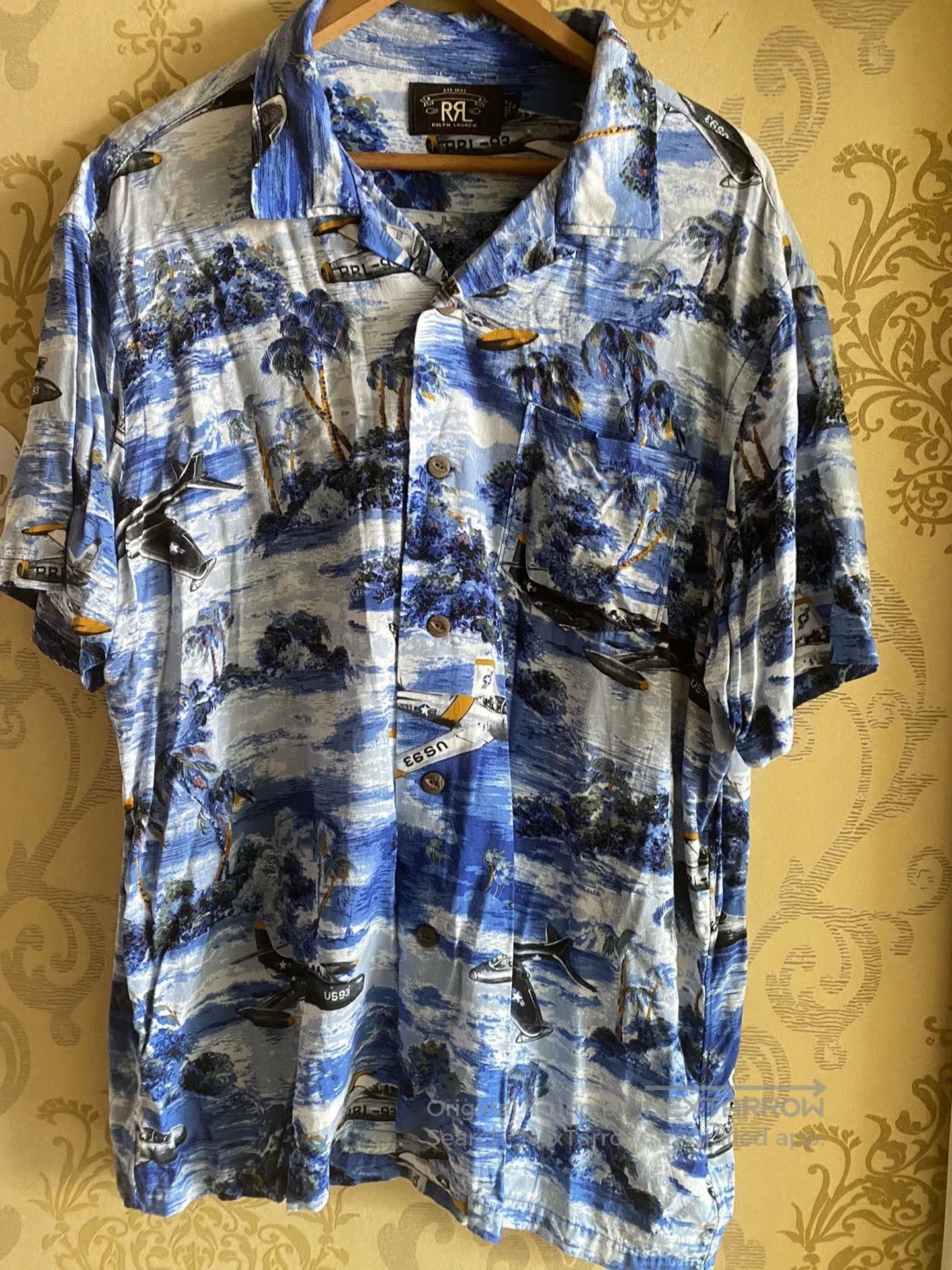 RRL Ralph Lauren RRL Hawaiian. Size US XL / EU 56 / 4 - 5 Thumbnail