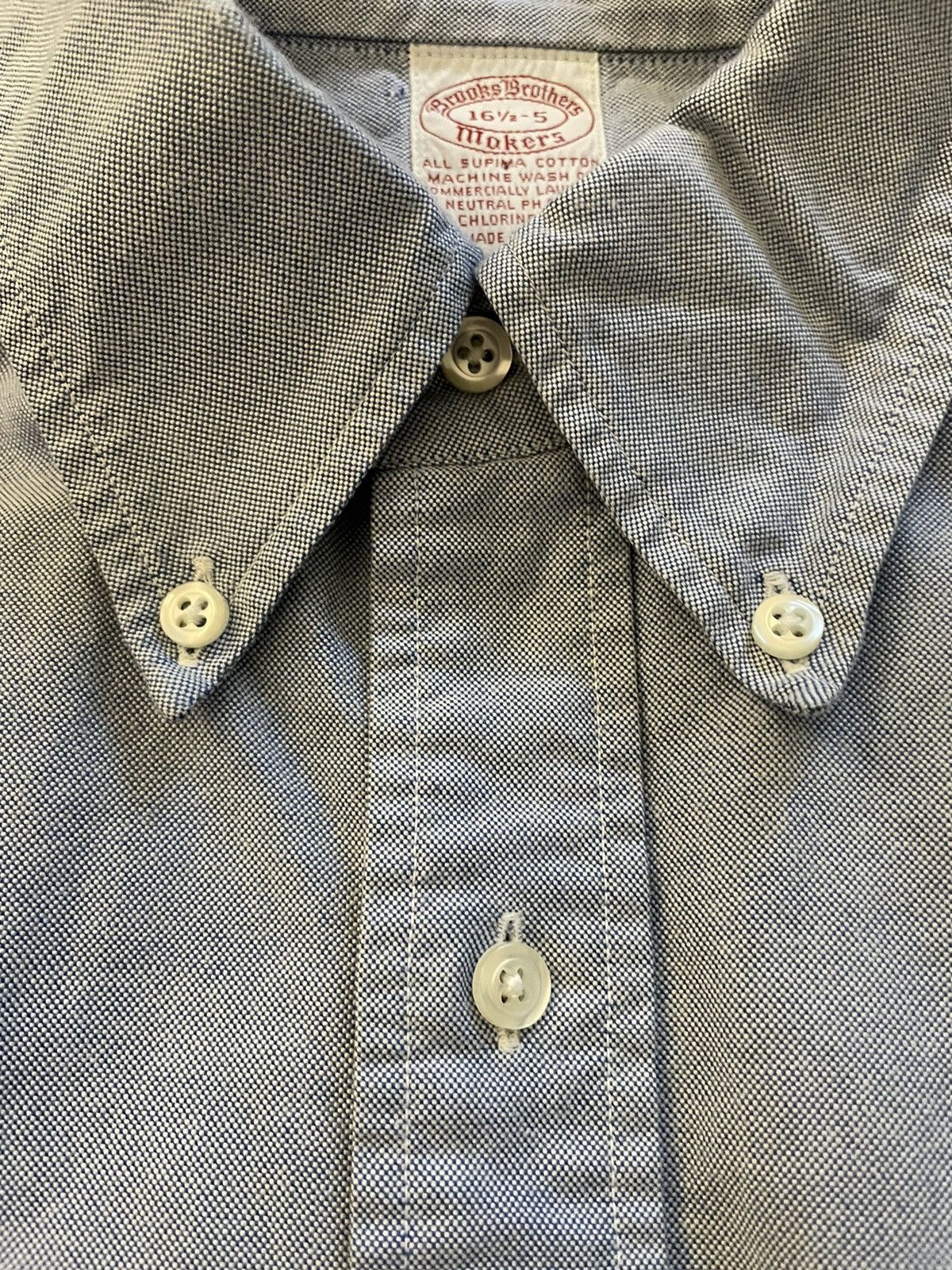 Brooks Brothers × Vintage OG Button Down Oxford Sport Shirt Size US L / EU 52-54 / 3 - 4 Thumbnail