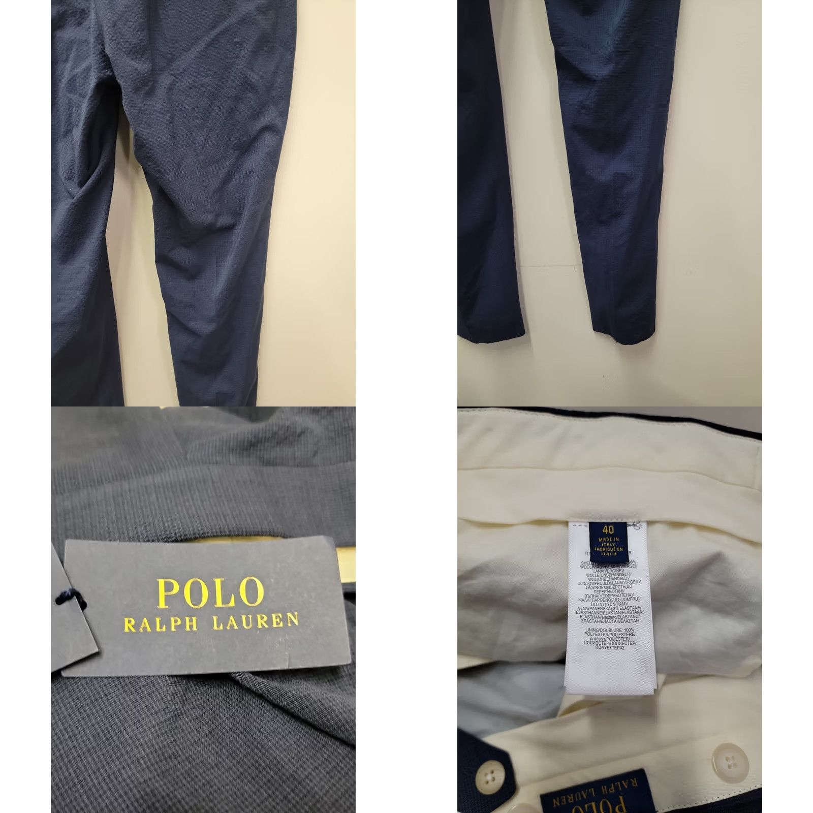 Polo Ralph Lauren Polo Ralph Lauren Dress Pants Men 40 Blue Wool Blend Corduroy NWT Pants Regular Inseam 39 City Preppy Size US L / EU 52-54 / 3 - 10 Thumbnail
