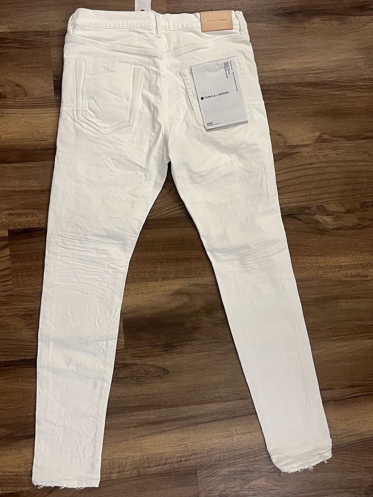 Purple Brand White sz 33 jeans brand new distressed Size US 33 - 2 Thumbnail