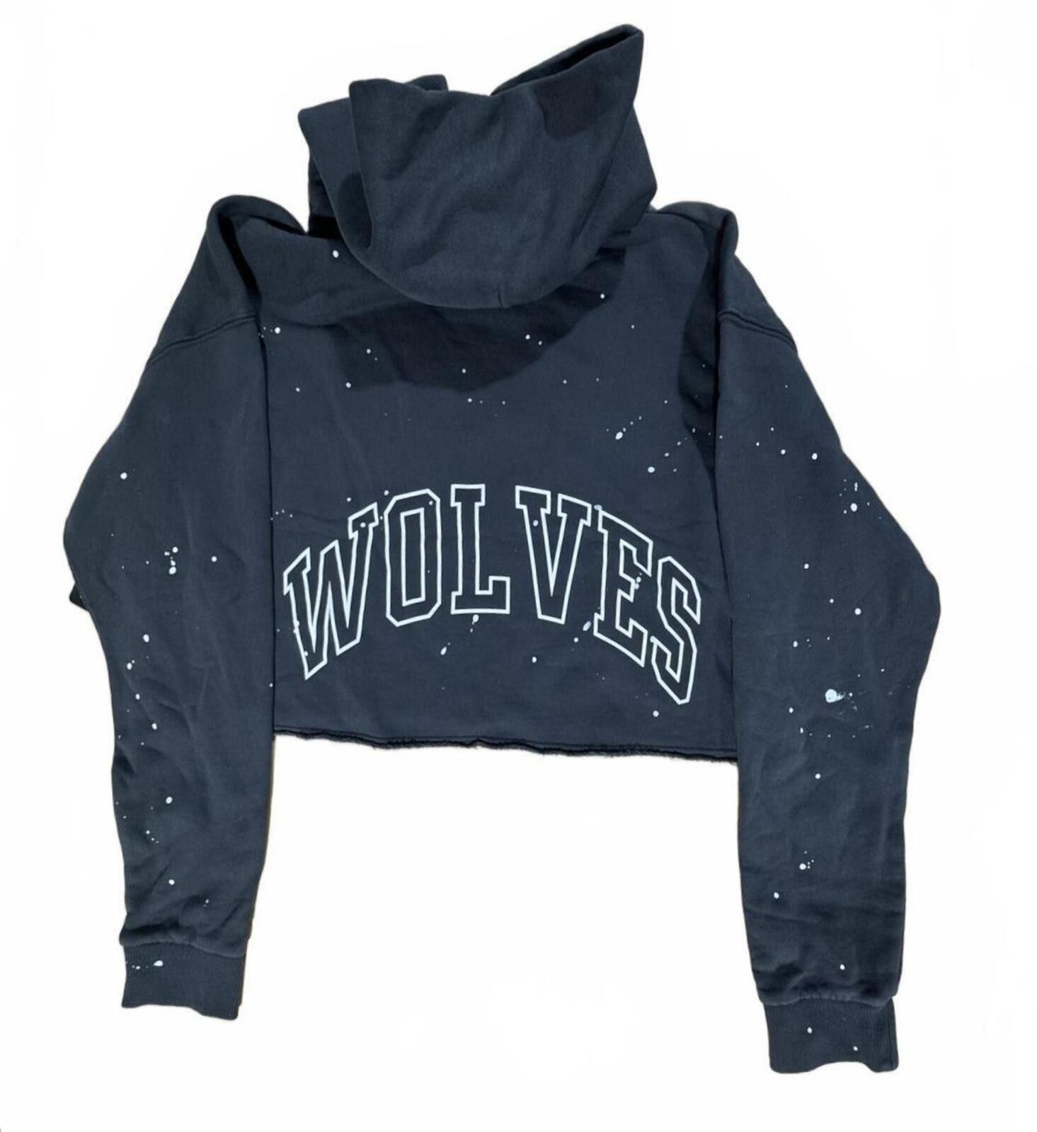 Darc Sport SHE Darc Cropped Black Marvel Punisher Hoodie Size L / US 10 / IT 46 - 2 Thumbnail