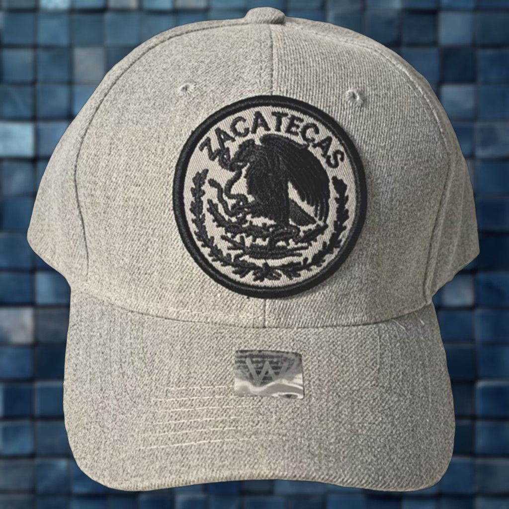 Vintage Vintage Zacatecas Mexico State Eagle Baseball Cap Men Adjustable Gray 2023 Size ONE SIZE - 1 Thumbnail