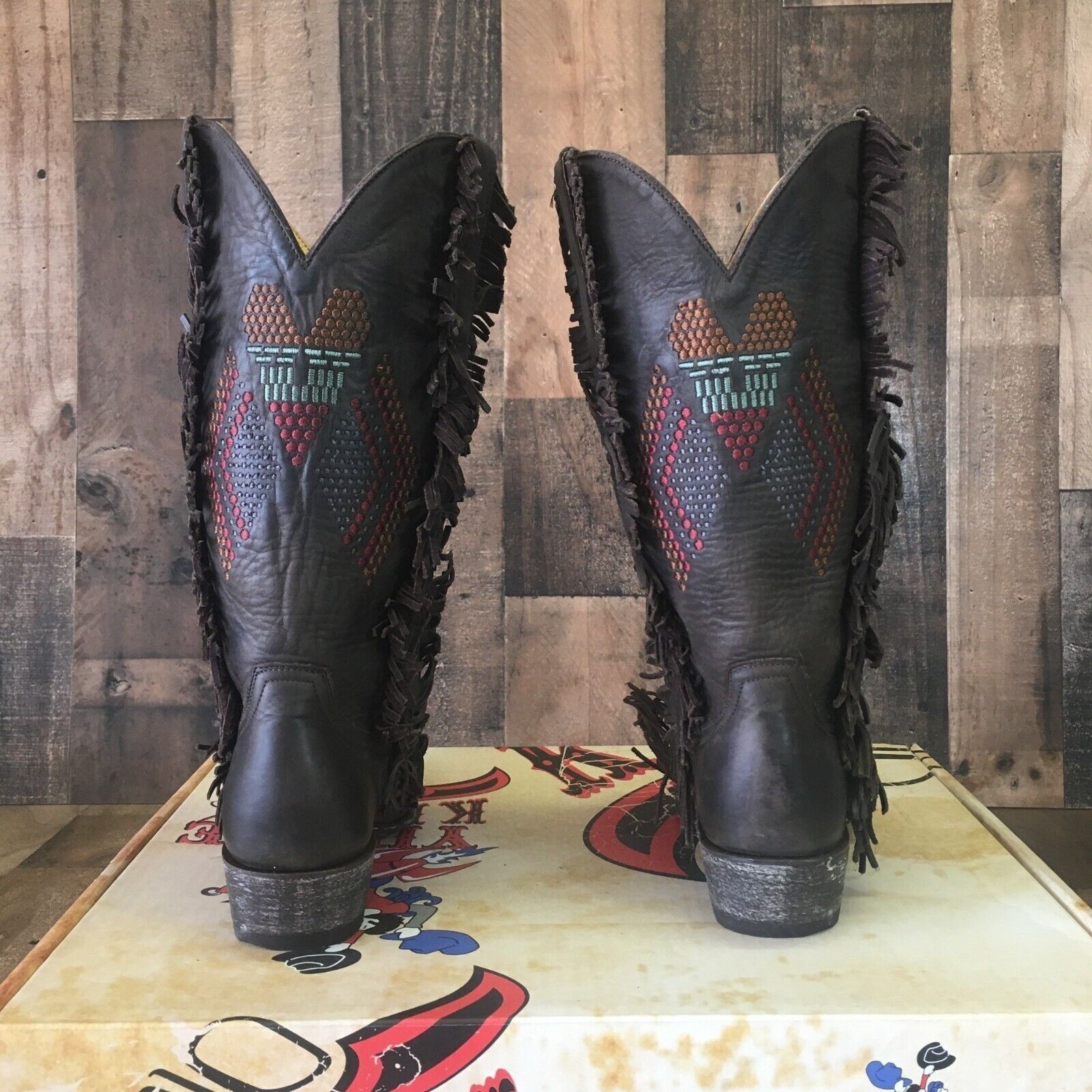 Old Gringo Old Gringo Tribu YL265-3 Cowboy Boots Womens 7 B Size US 7 / IT 37 - 10 Thumbnail