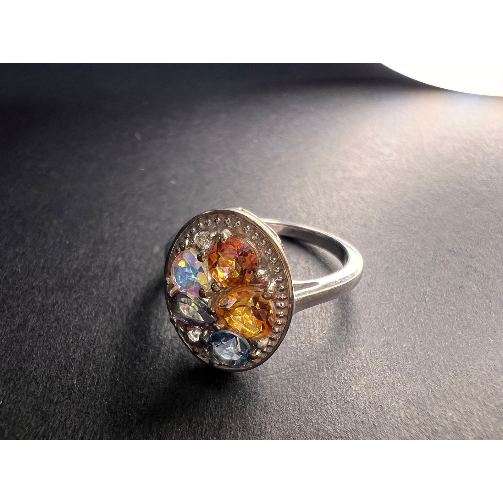 Other NEW cosmic mystic topaz ring in sterling silver size 8 Size ONE SIZE - 6 Thumbnail