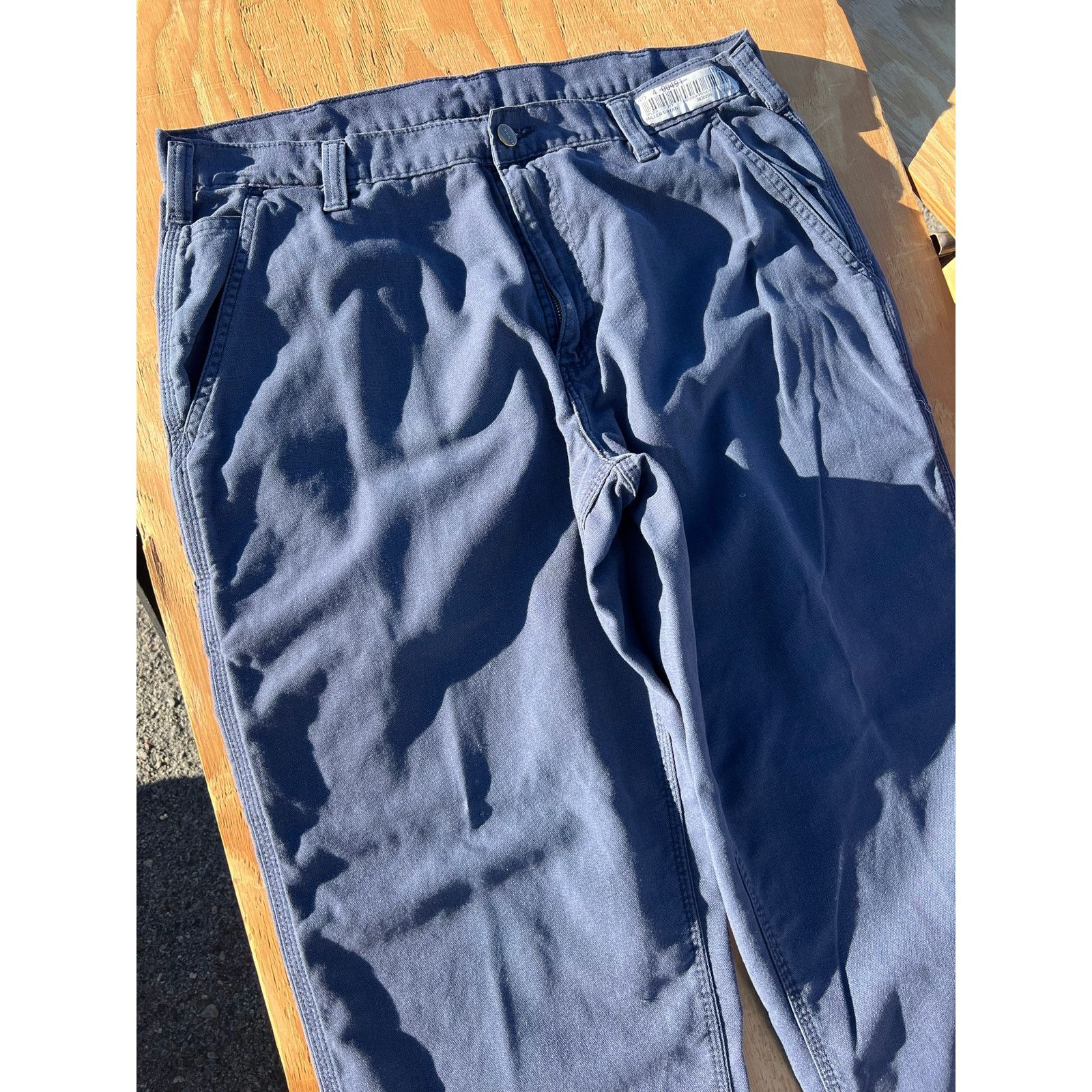 Carhartt Carhartt Men's Carpenter Pants 36 Navy Soft Canvas Dungaree Size US 36 / EU 52 - 11 Thumbnail