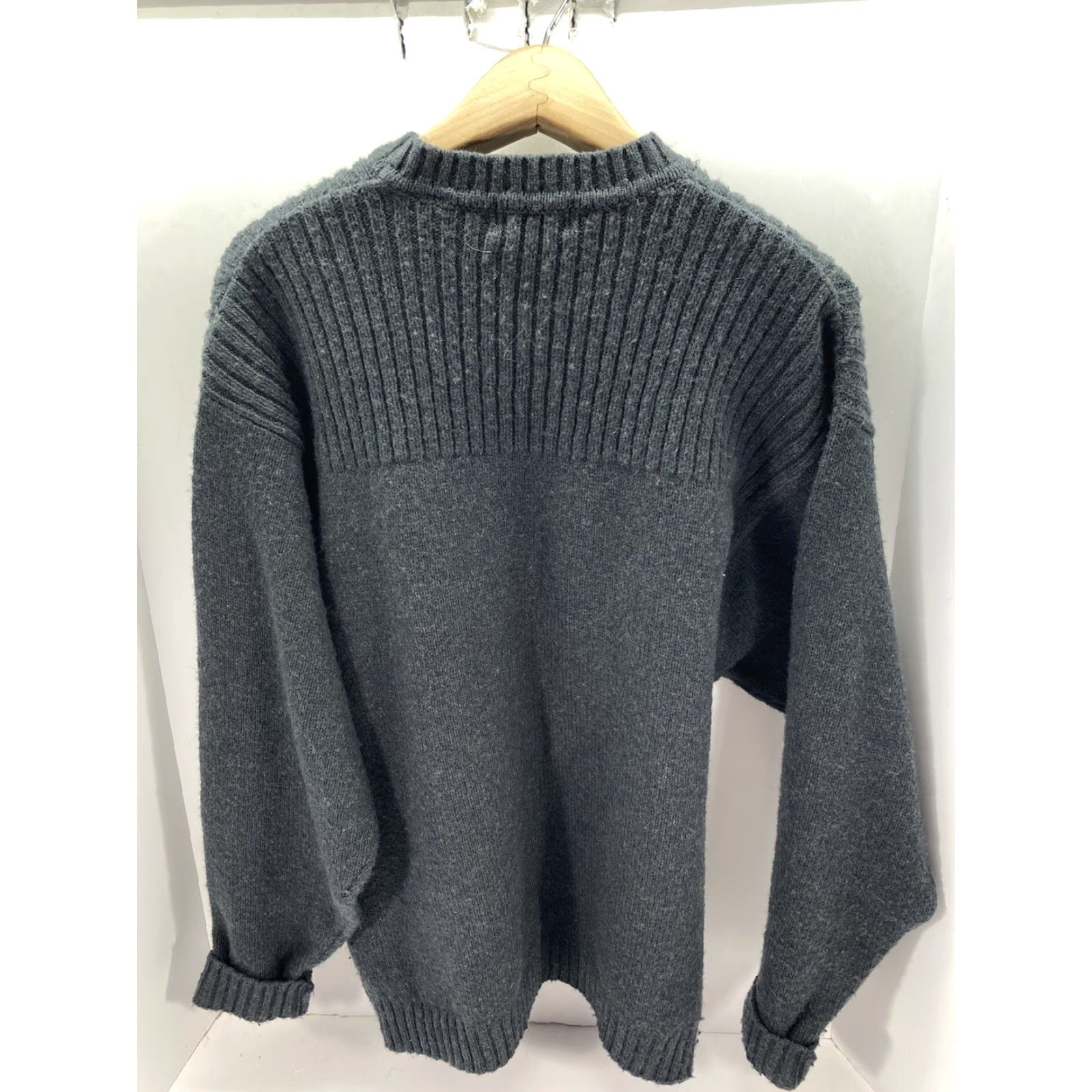 Vintage VINTAGE REI Wool Blend Sweater Men Size L Gray Long Sleeve Crew Neck Pullover Wool Shirt Size US L / EU 52-54 / 3 - 6 Thumbnail