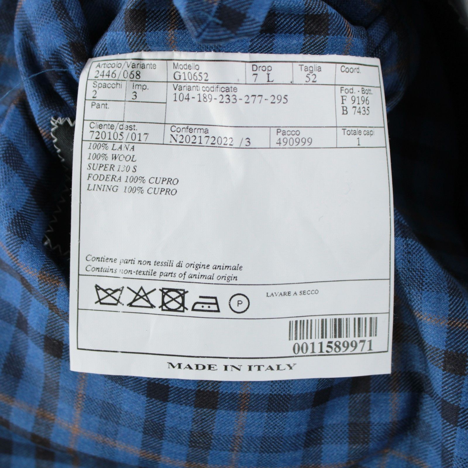 Belvest Belvest Sport Coat Size 42 Long US in Blue Size 42R - 8 Thumbnail