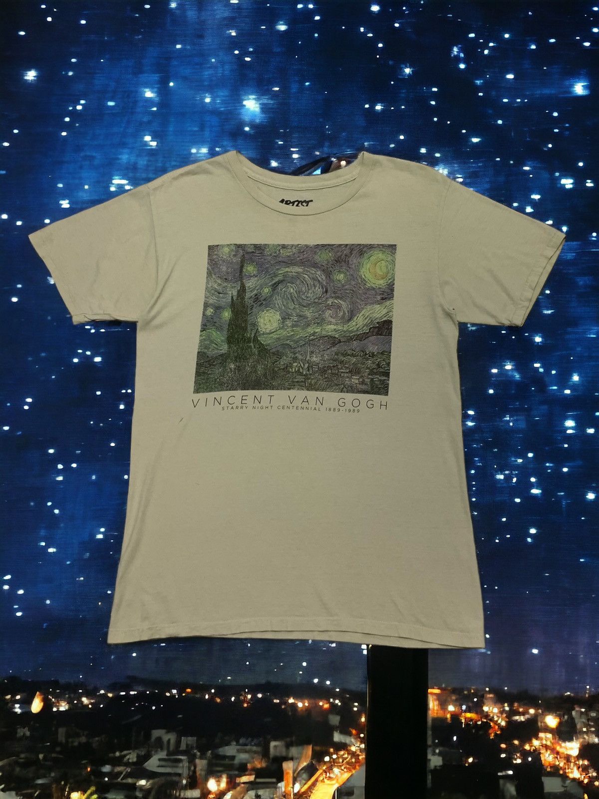 Vintage Artist Series Starry Night Centennial by Vincent Van Gogh Size US M / EU 48-50 / 2 - 3 Thumbnail