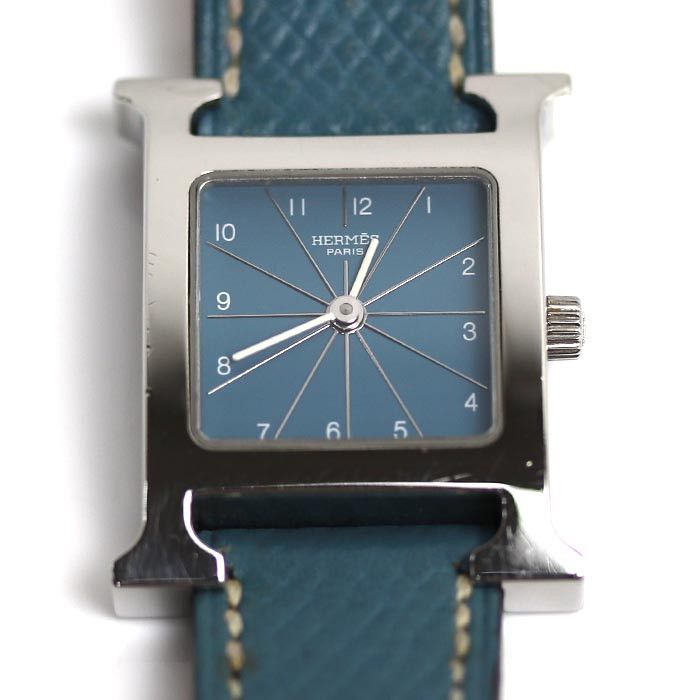 Hermes Hermes Hermes H Watch Quartz Metal Quartz C DUTY FREE for USA Size ONE SIZE - 1 Thumbnail