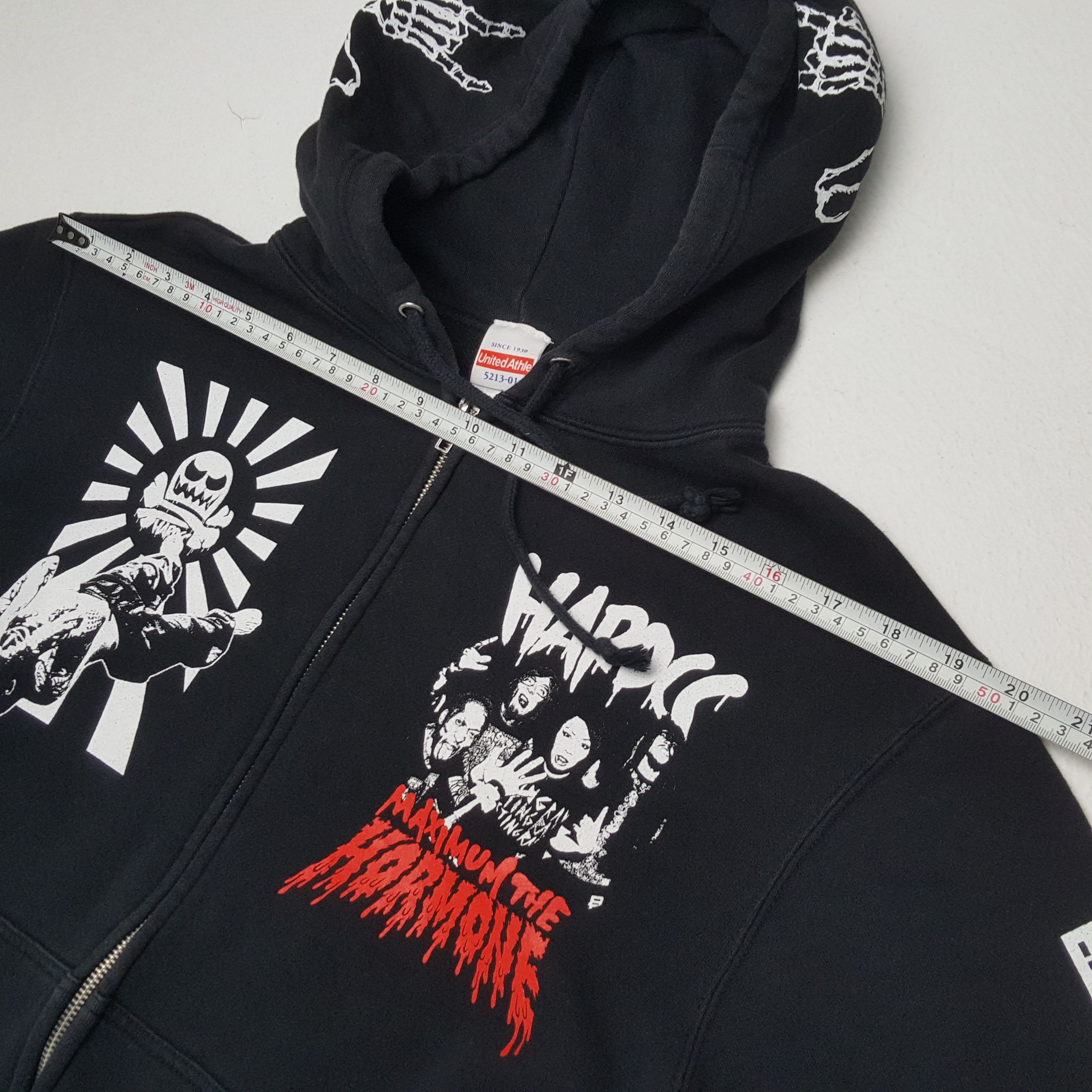 Band Tees × Vintage Vintage MAXIMUM THE HORMONE Japanese Metal Band Hoodies Size US S / EU 44-46 / 1 - 5 Thumbnail