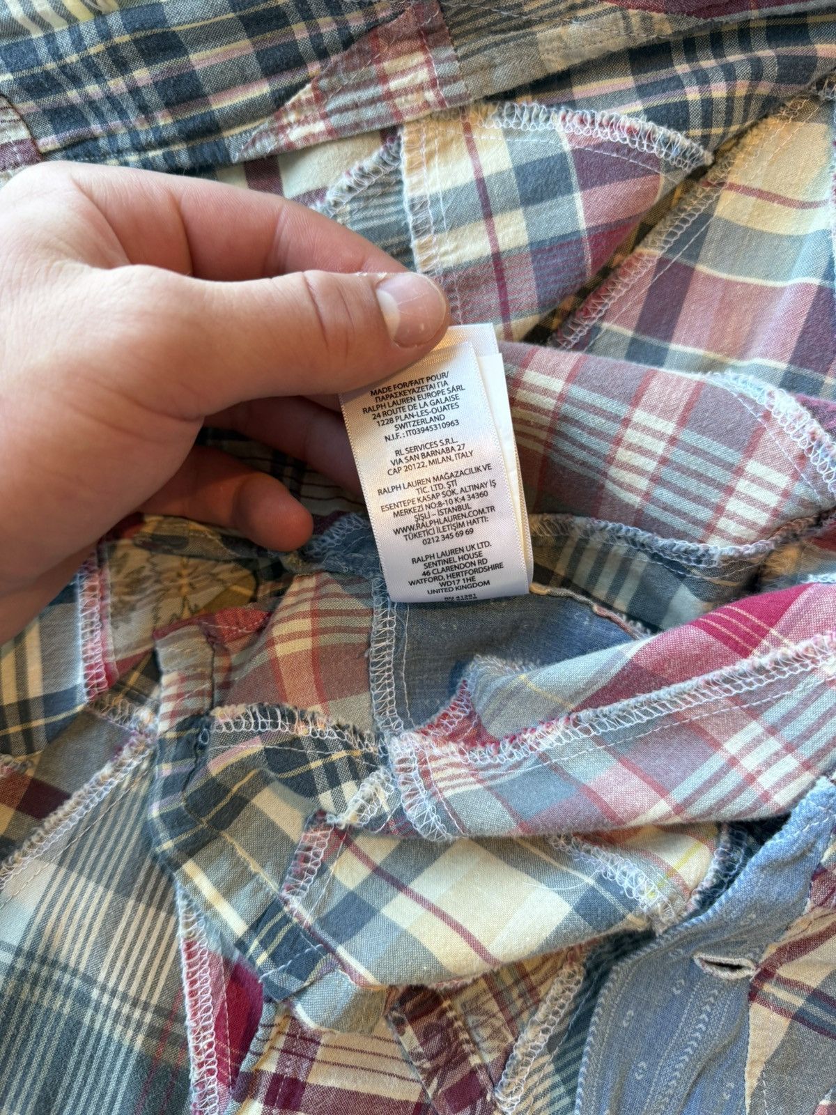 Polo Ralph Lauren Beautiful Polo Ralph Lauren Patchwork / Madras Button-Up Size US L / EU 52-54 / 3 - 11 Thumbnail