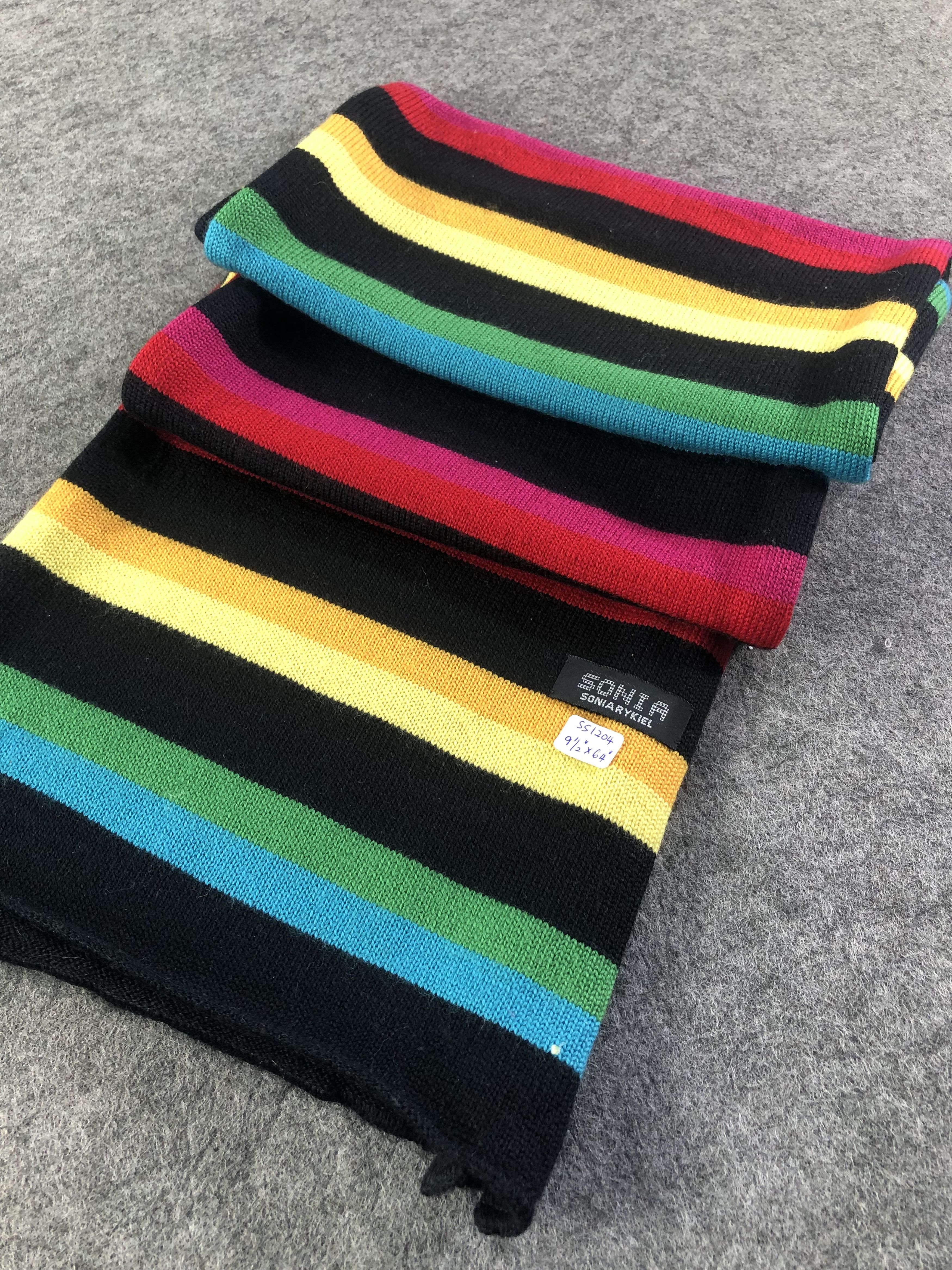 Sonia Rykiel Sonia Rykiel Multicolor Scarf / Muffler / Neckwear Size ONE SIZE - 2 Thumbnail
