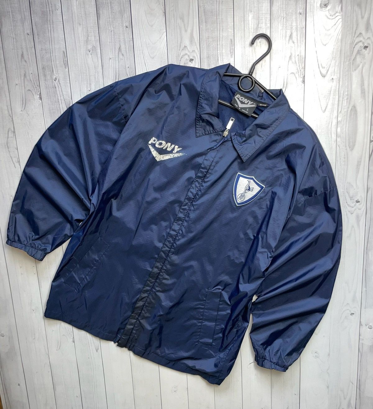 Vintage Vintage pony x Tottenham Spurs soccer jacket coach rare L Size US L / EU 52-54 / 3 - 1 Thumbnail