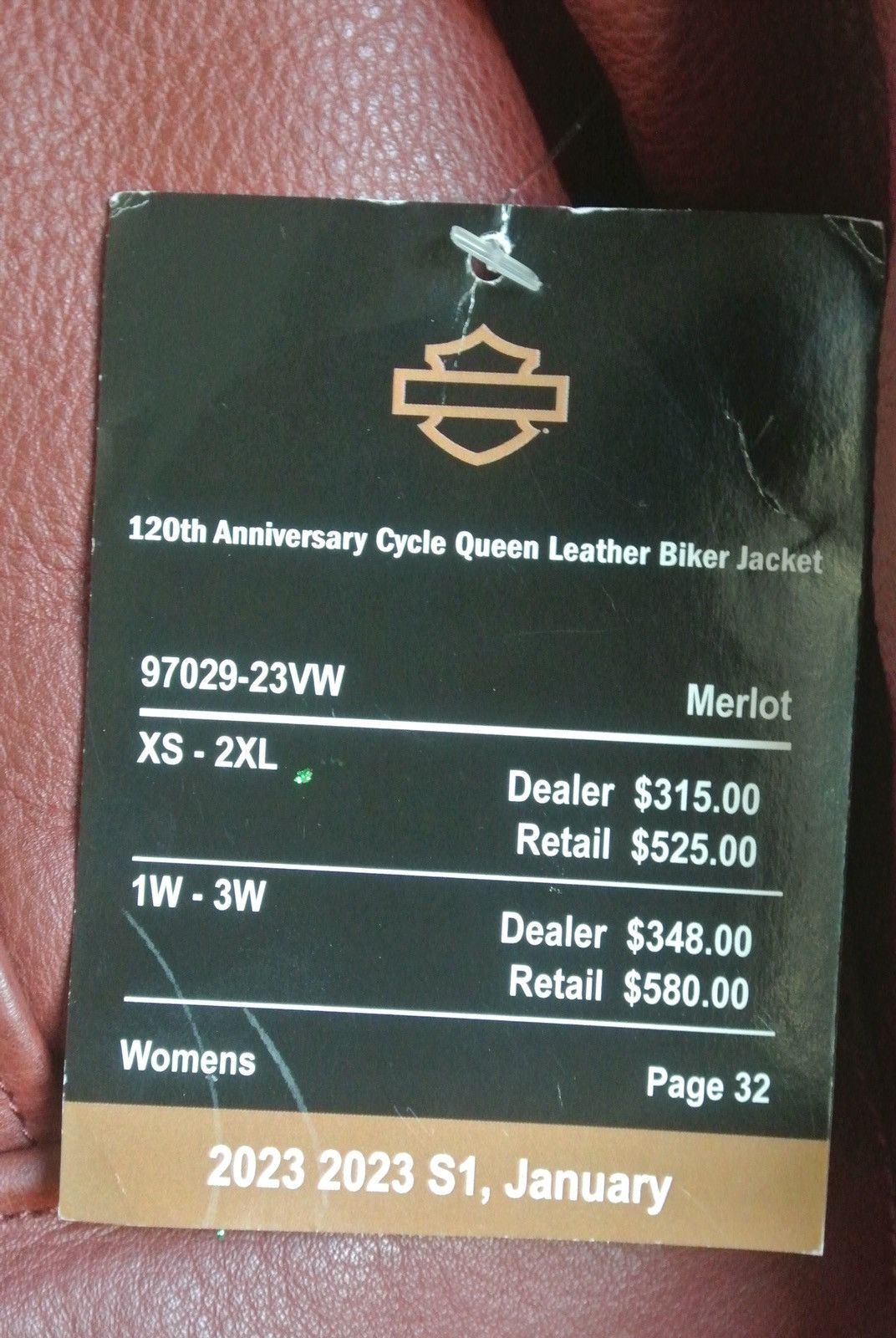 Harley Davidson [PRE-RELEASE] Harley 120th Anniversary Biker Jacket Size S / US 4 / IT 40 - 11 Thumbnail