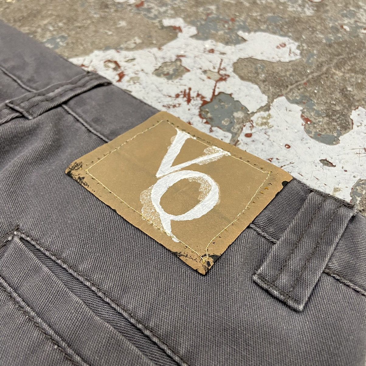 Vintage Vintage Paint Splatter Grey Work Pants Size 27" / US 4 / IT 40 - 2 Thumbnail