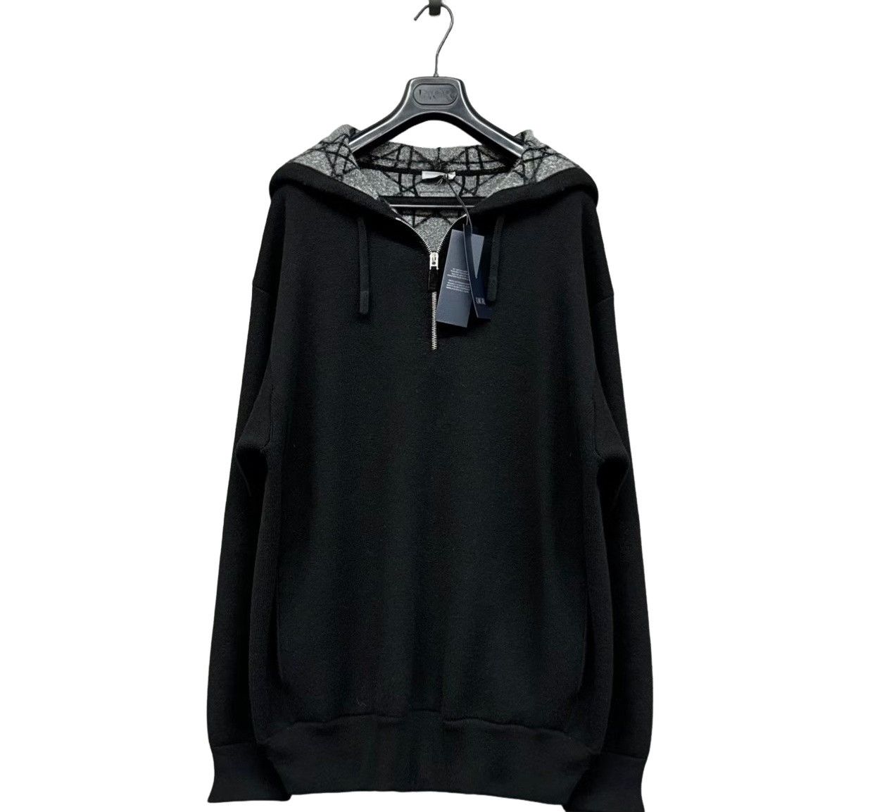Dior Dior Cashmere Half-Zip Hoodie Size L Size US L / EU 52-54 / 3 - 1 Thumbnail