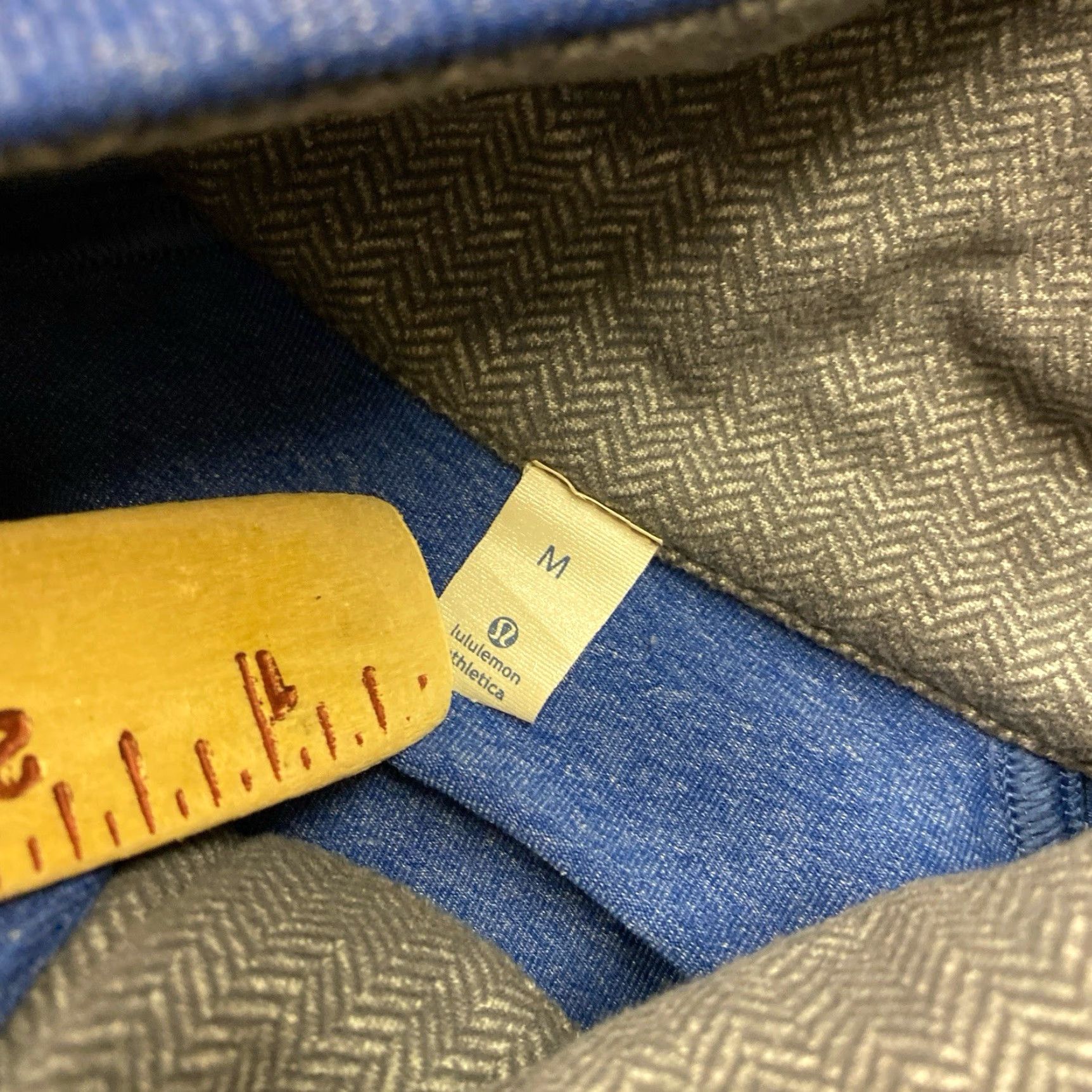 Lululemon Lululemon Mens Medium Blue Sweat Full Zip Up Sweatshirt Jacket Hoodie Knit Logo Zipper Size US M / EU 48-50 / 2 - 2 Thumbnail
