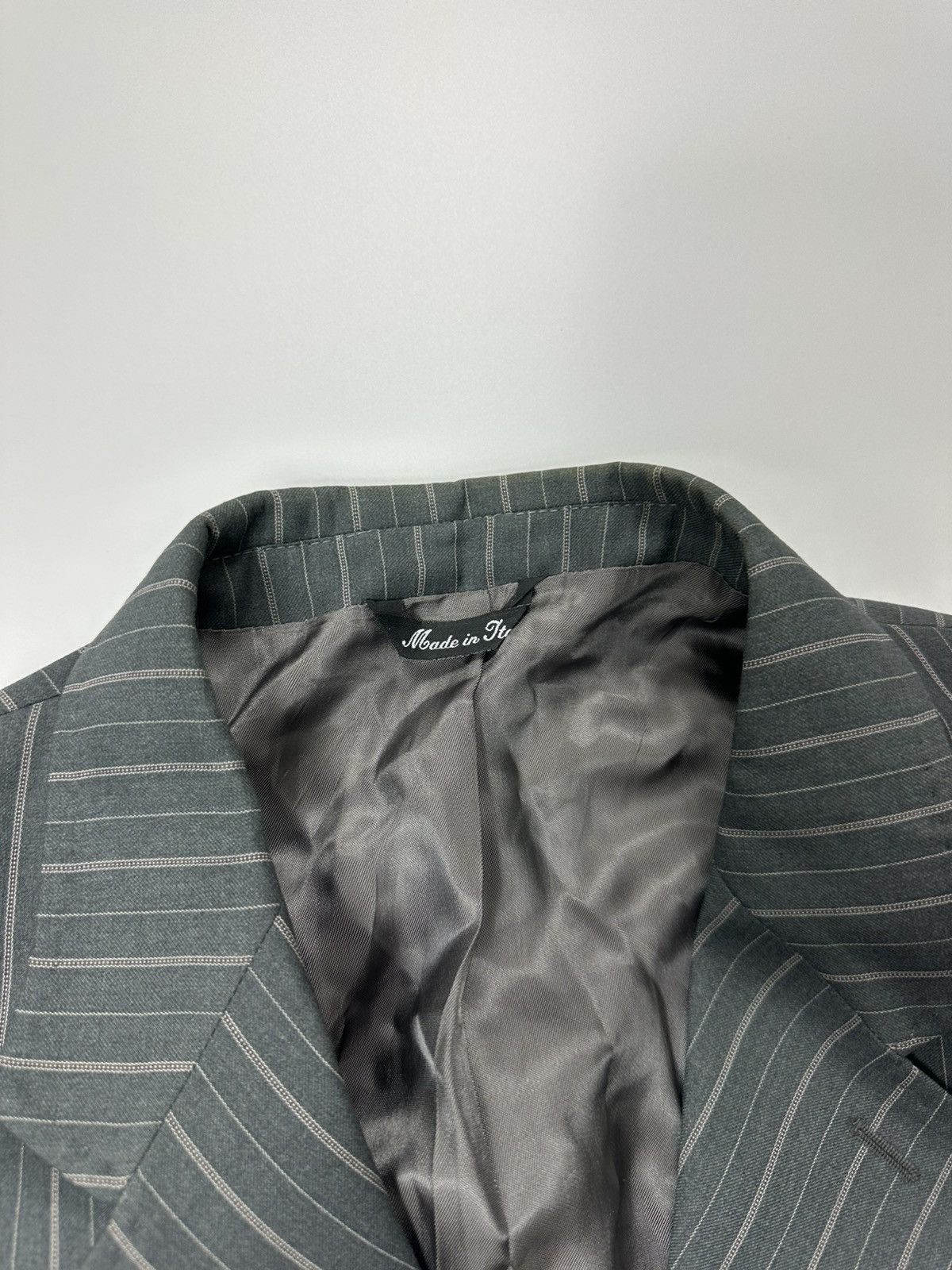 Ermenegildo Zegna Ermenegildo Zegna Tessuto Wool Suit Vintage Size 54R - 8 Thumbnail