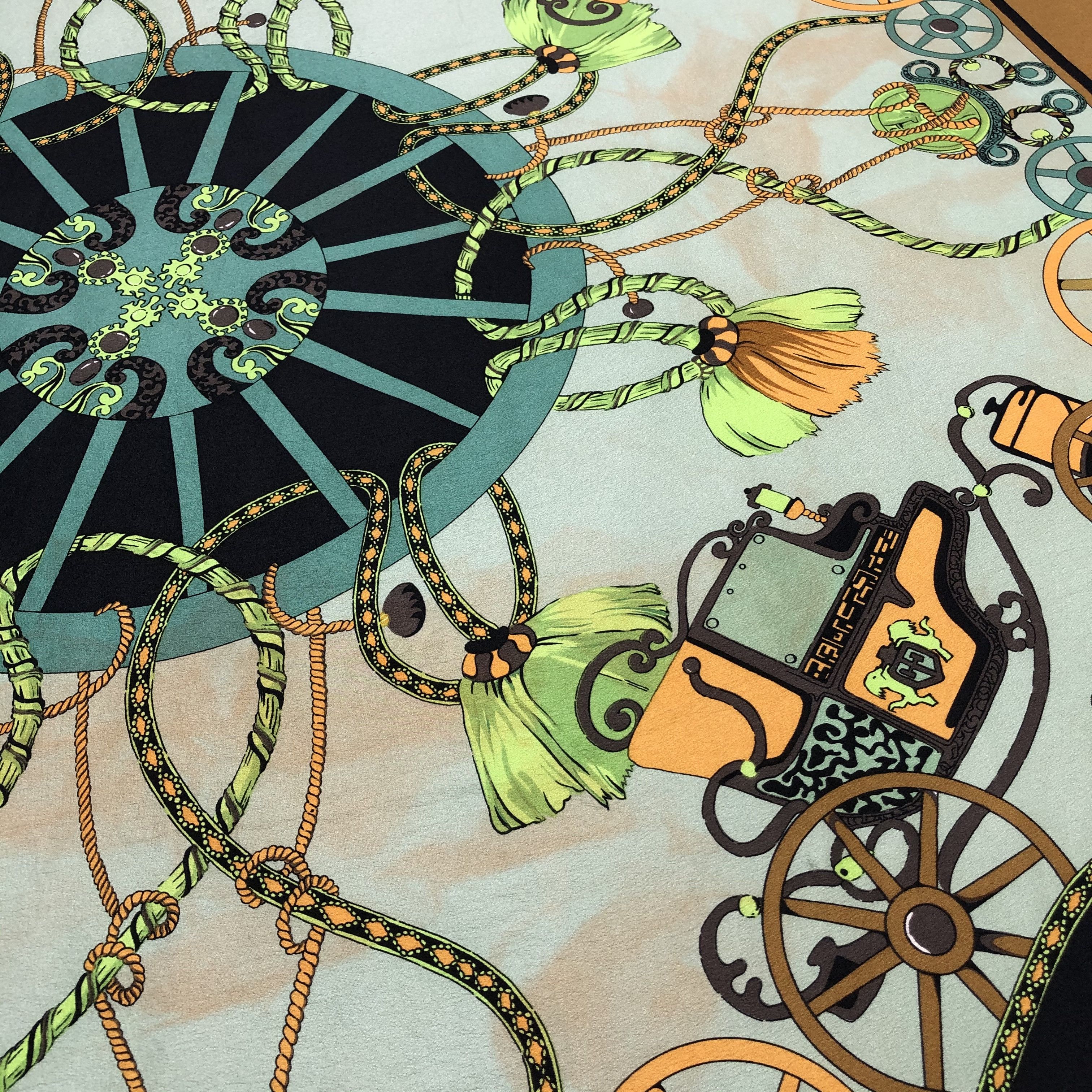 Vintage Vintage Leehaus Silk Scarf Size ONE SIZE - 6 Thumbnail
