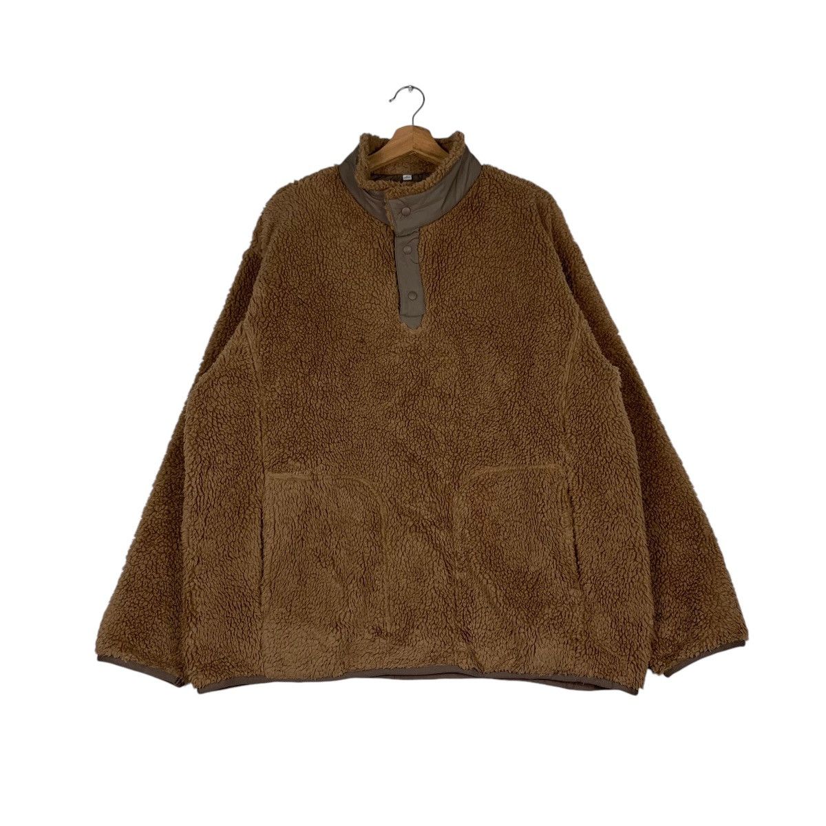Uniqlo × White Mountaineering Uniqlo X White Mountaineering Half Button Fleece #1403-C63 Size US XL / EU 56 / 4 - 1 Thumbnail