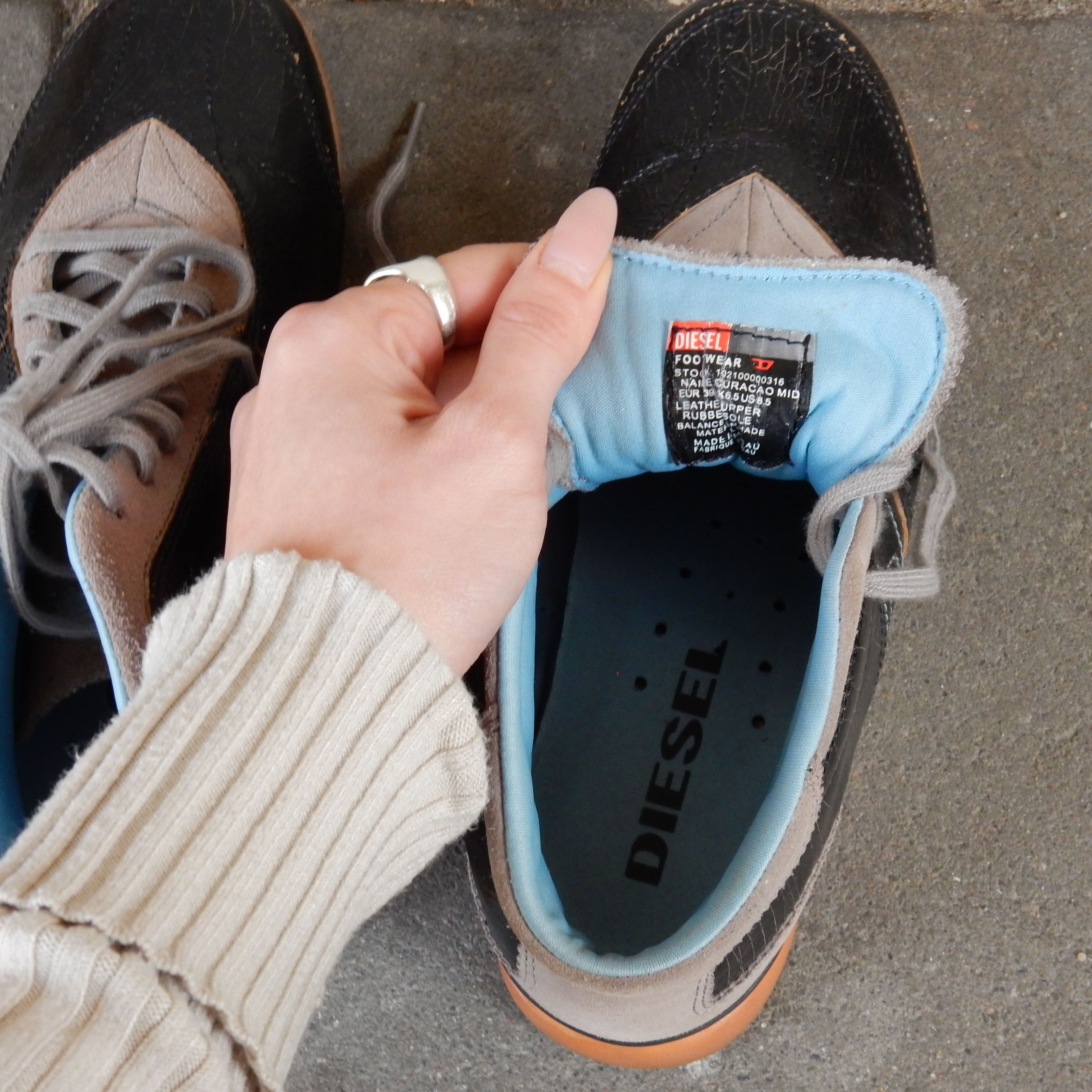 Diesel Diesel Vintage Brown Leather High Sneakers - US 8,5 / EU 39 Size US 8.5 / IT 38.5 - 8 Thumbnail