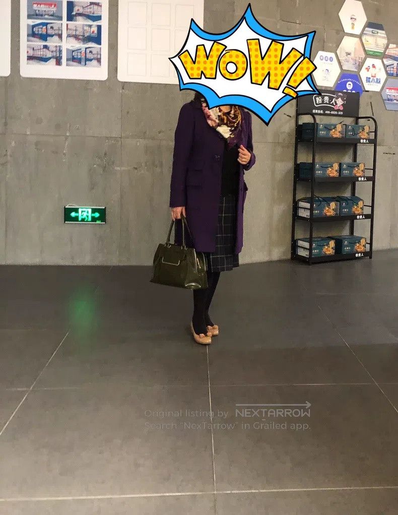 Valentino Valentino Purple wool coat Size M / US 6-8 / IT 42-44 - 9 Thumbnail