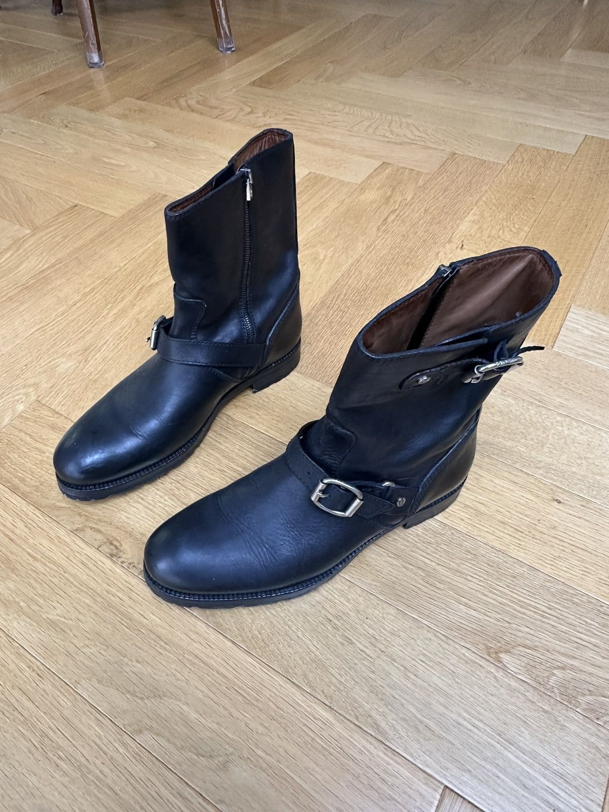 Jimmy Choo Jimmy Choo Black Biker Boots size 42 Size US 8 / EU 41 - 1 Thumbnail