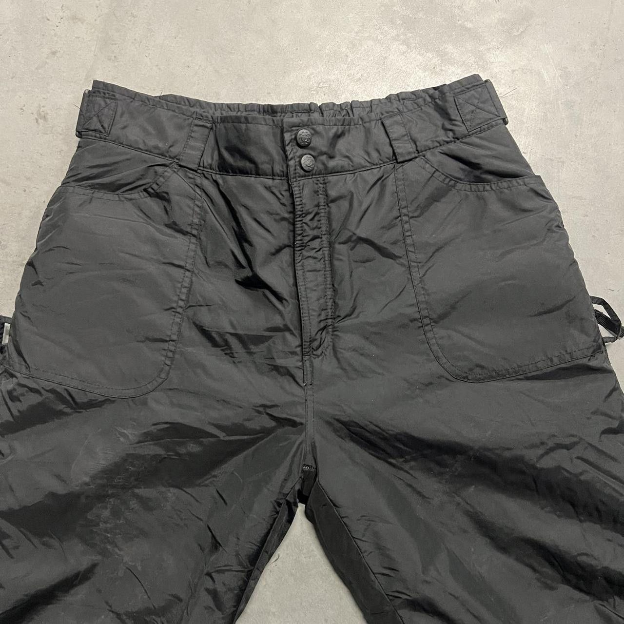 Japanese Brand × Vintage Vintage Y2K Black Ski pants Grunge Essential Sweatpants ! Size US 32 / EU 48 - 4 Thumbnail