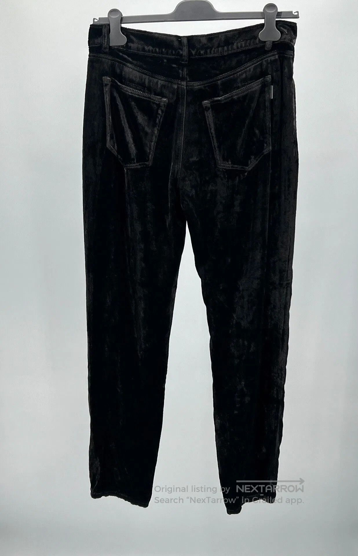Yves Saint Laurent black silk blend casual pants for men. Size US 33 - 5 Thumbnail